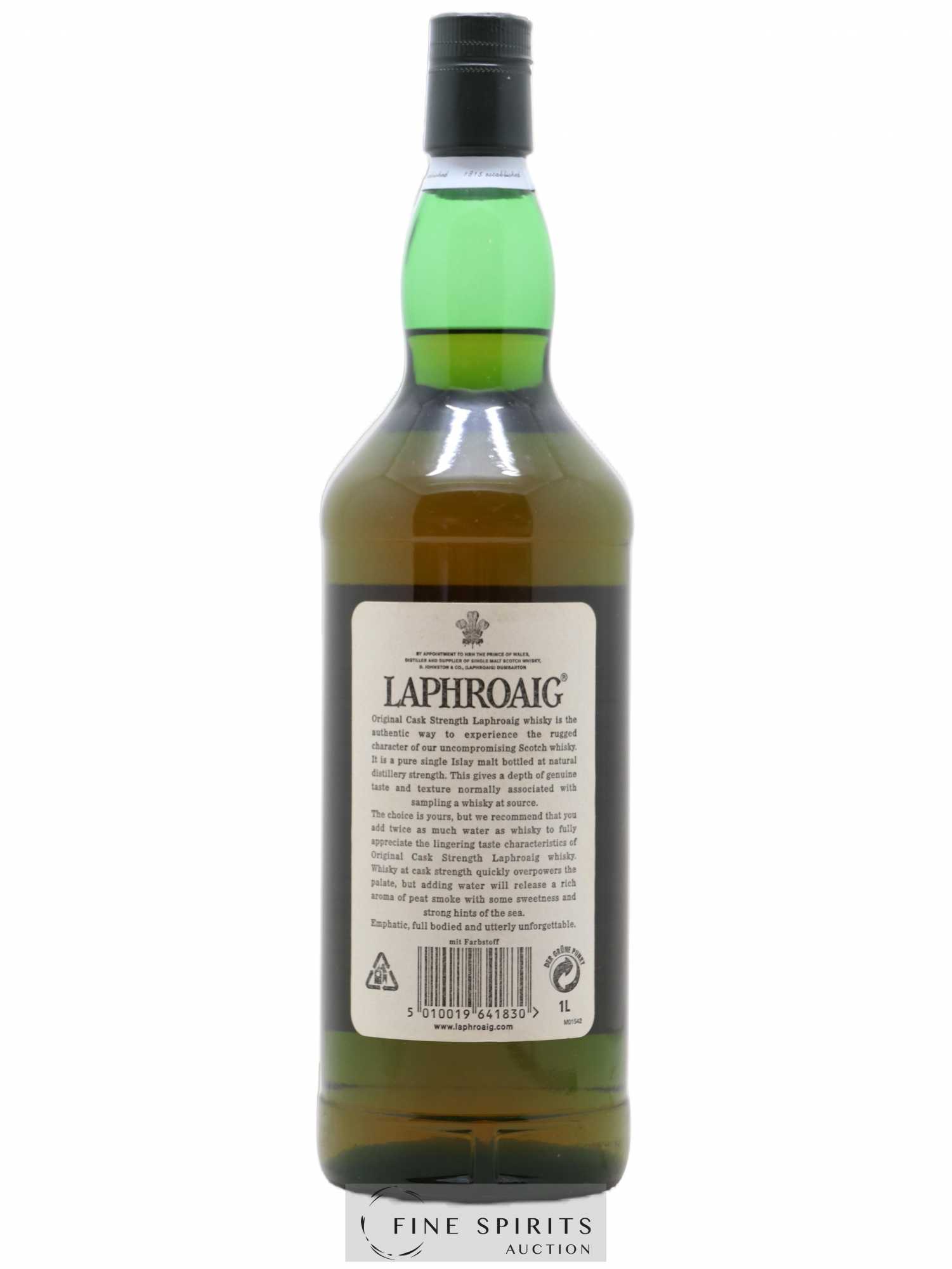 Laphroaig 10 years Of. Original Cask Strength (55,7°) - Lot de 1 bouteille - 1
