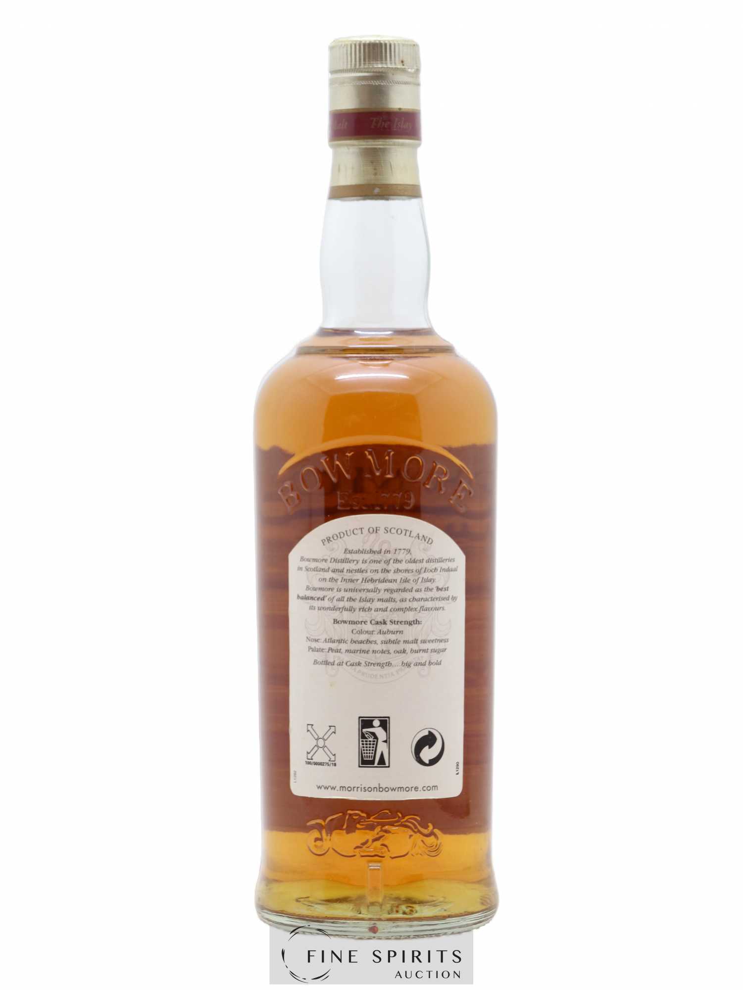 Bowmore Of. Vaults Cask Strength - Lot of 1 bottle - 1