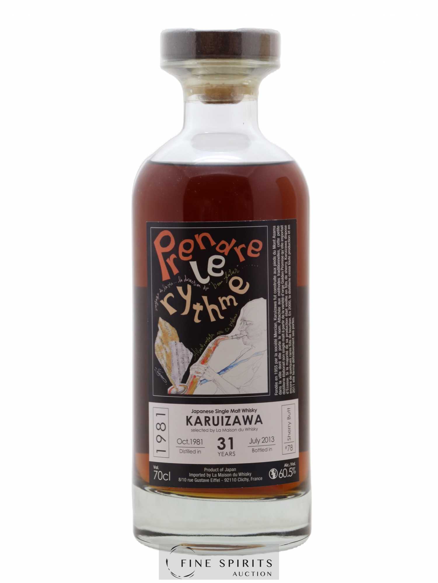 Karuizawa 31 years 1981 Number One Drinks Prendre le Rythme Sherry But n°78 - bottled 2013 LMDW - Lot de 1 bouteille - 1
