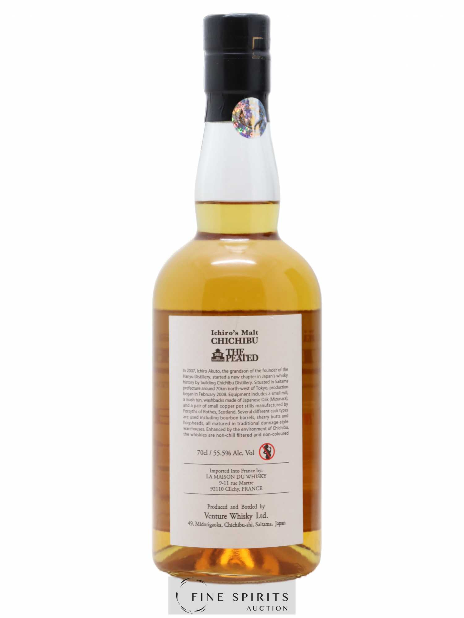 Chichibu Of. The Peated 2018 Release - One of 11550 Ichiro's Malt - Lot de 1 bouteille - 2