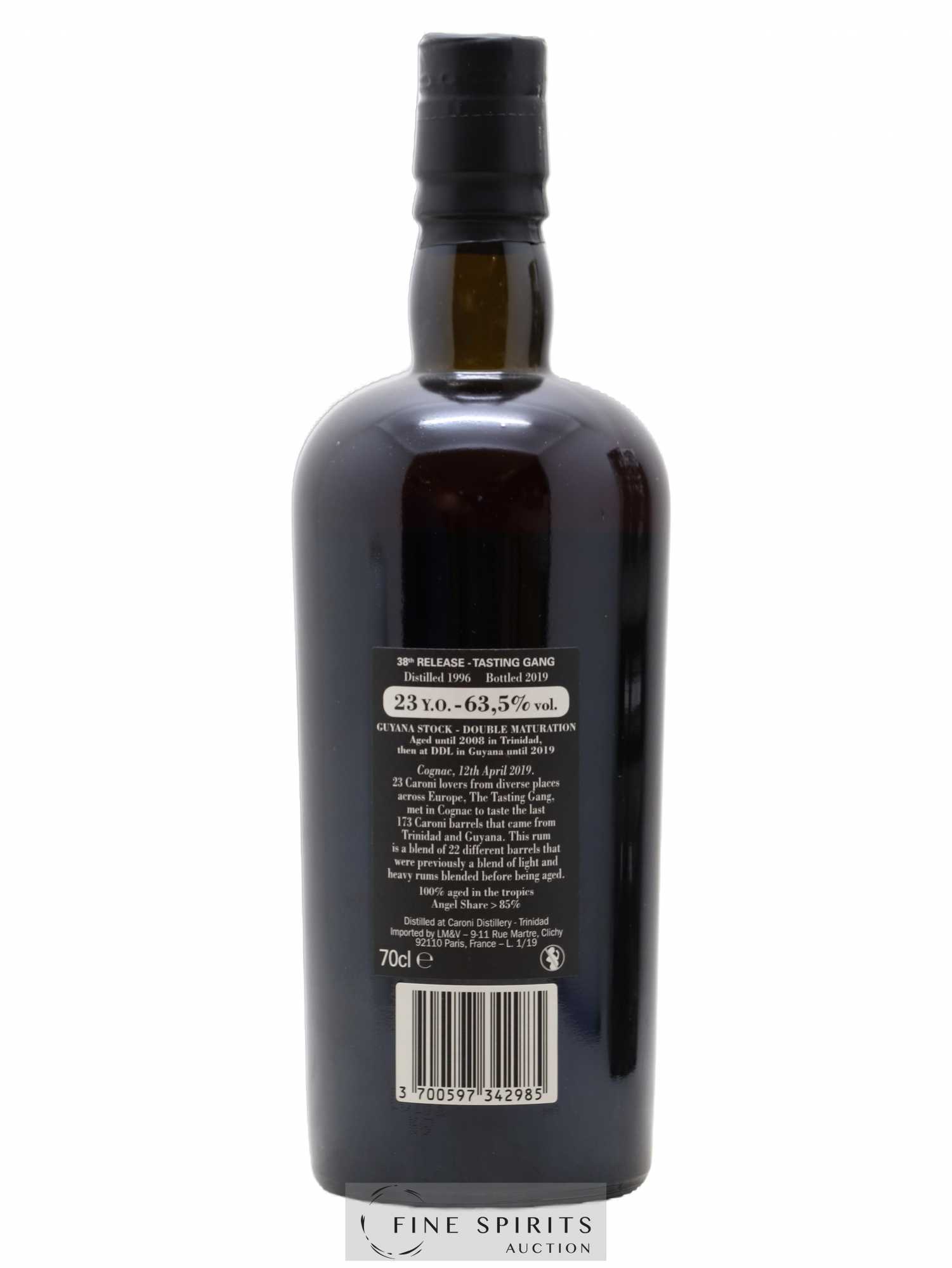 Caroni 23 years 1996 Velier Tasting Gang 38th Release - bottled 2019 Full Proof - Lot de 1 bouteille - 2