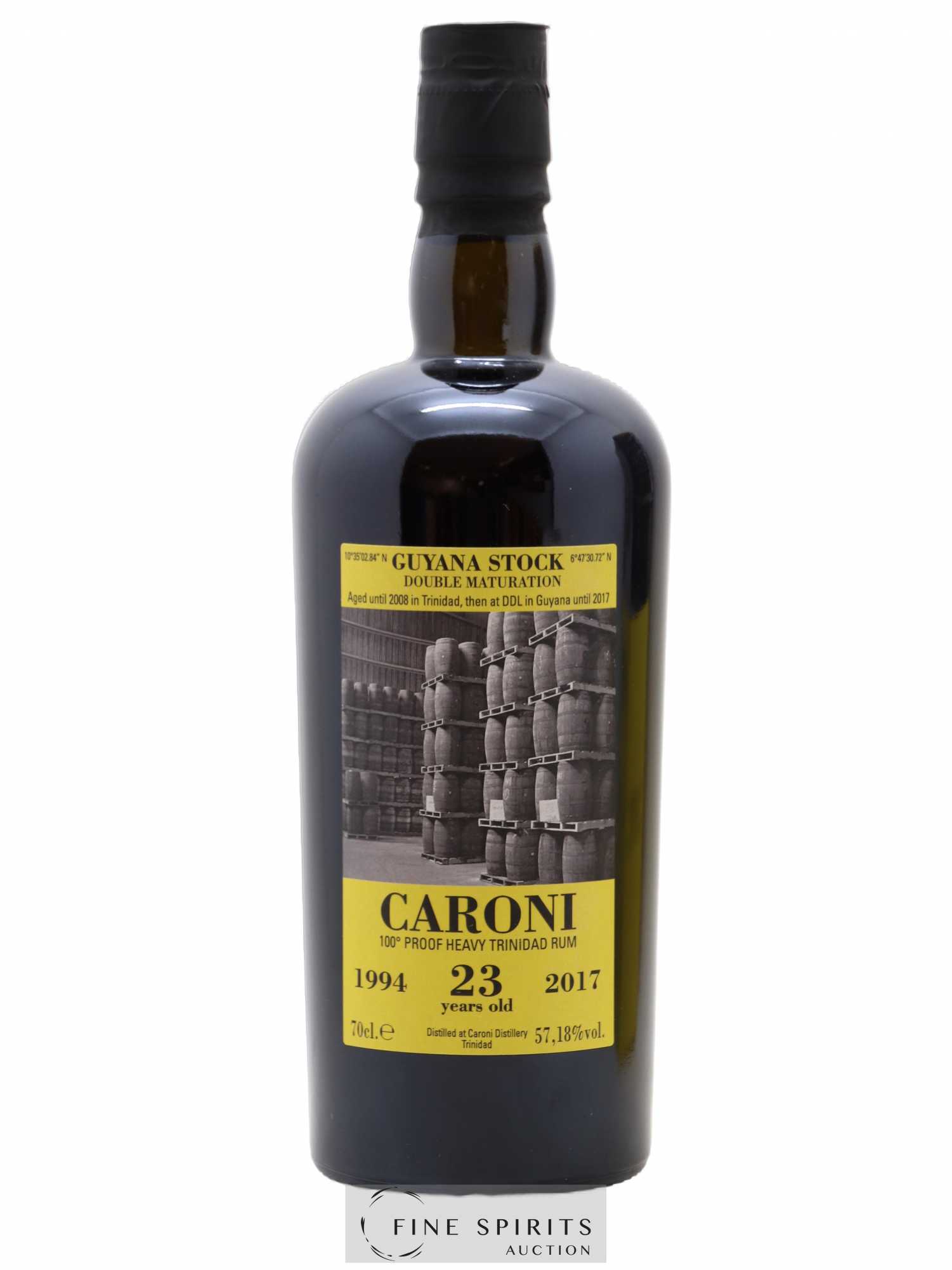 Caroni 23 years 1994 Velier 36th Release Double Maturation - bottled 2017 Guyana Stock - Lot de 1 bouteille - 1