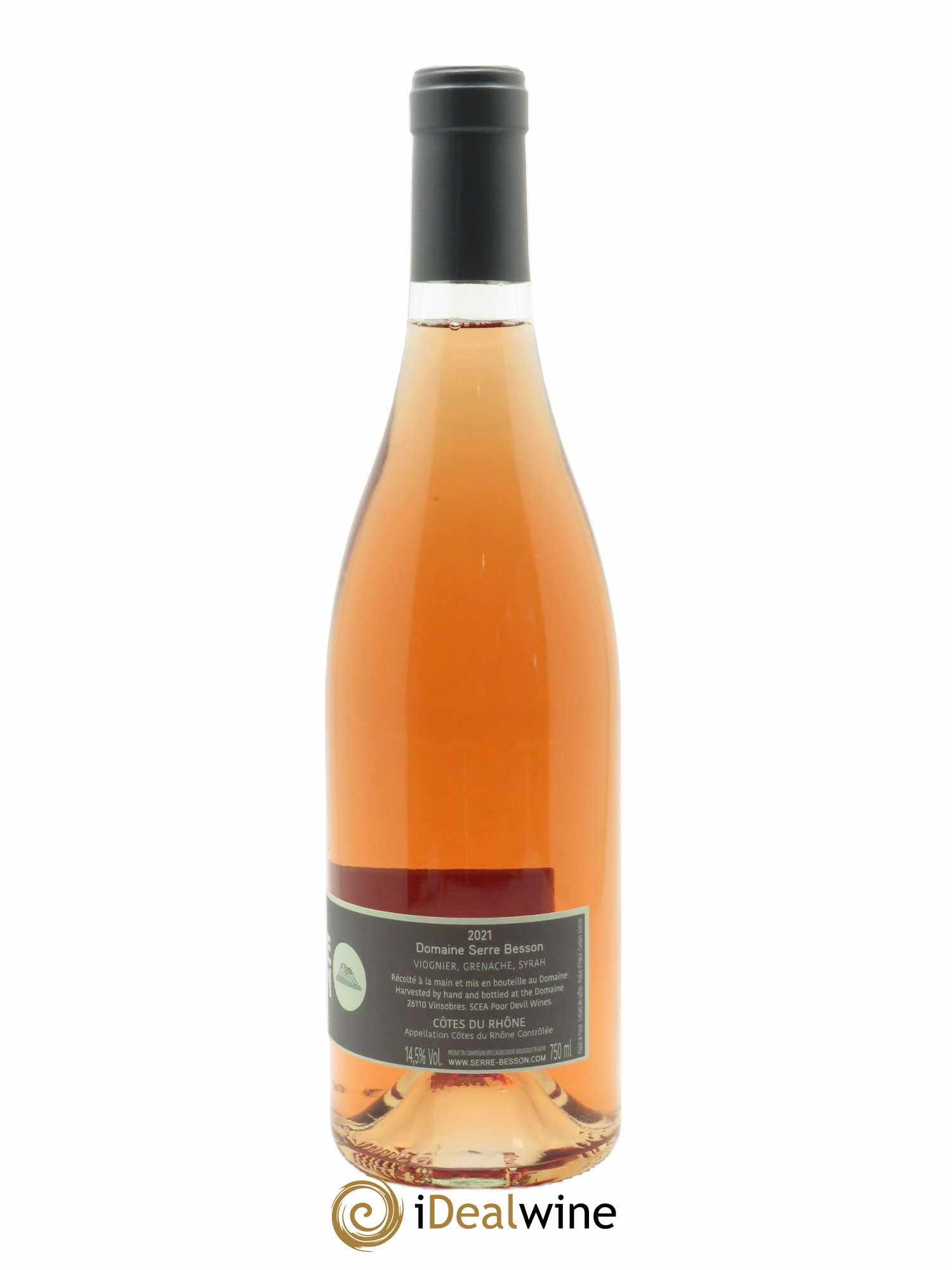Côtes-du-Rhône Rosé de Macération Domaine Serre Besson 2021 - Lot de 1 bouteille - 1