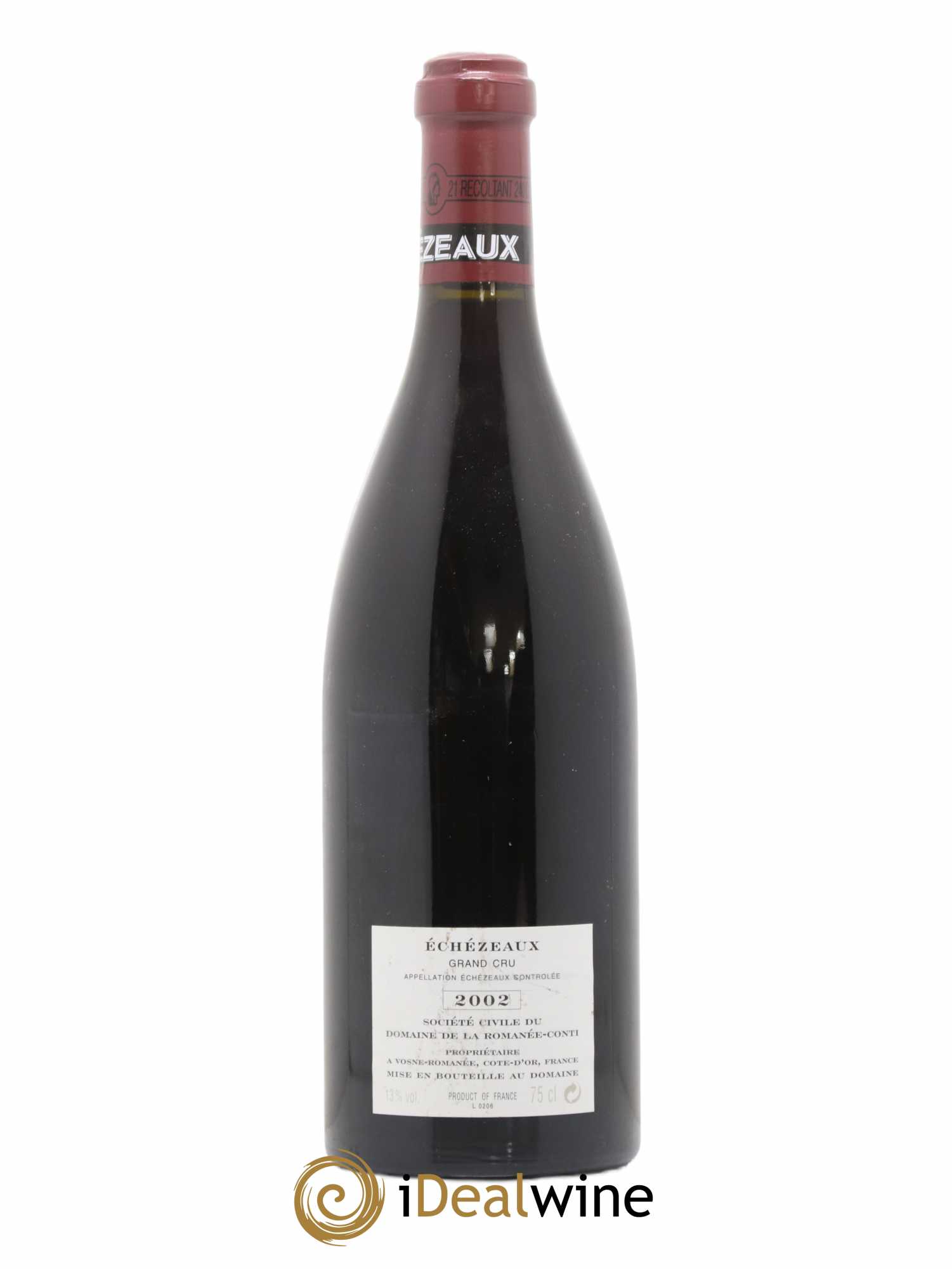 Echezeaux Grand Cru Domaine de la Romanée-Conti 2002 - Lot de 1 bouteille - 1