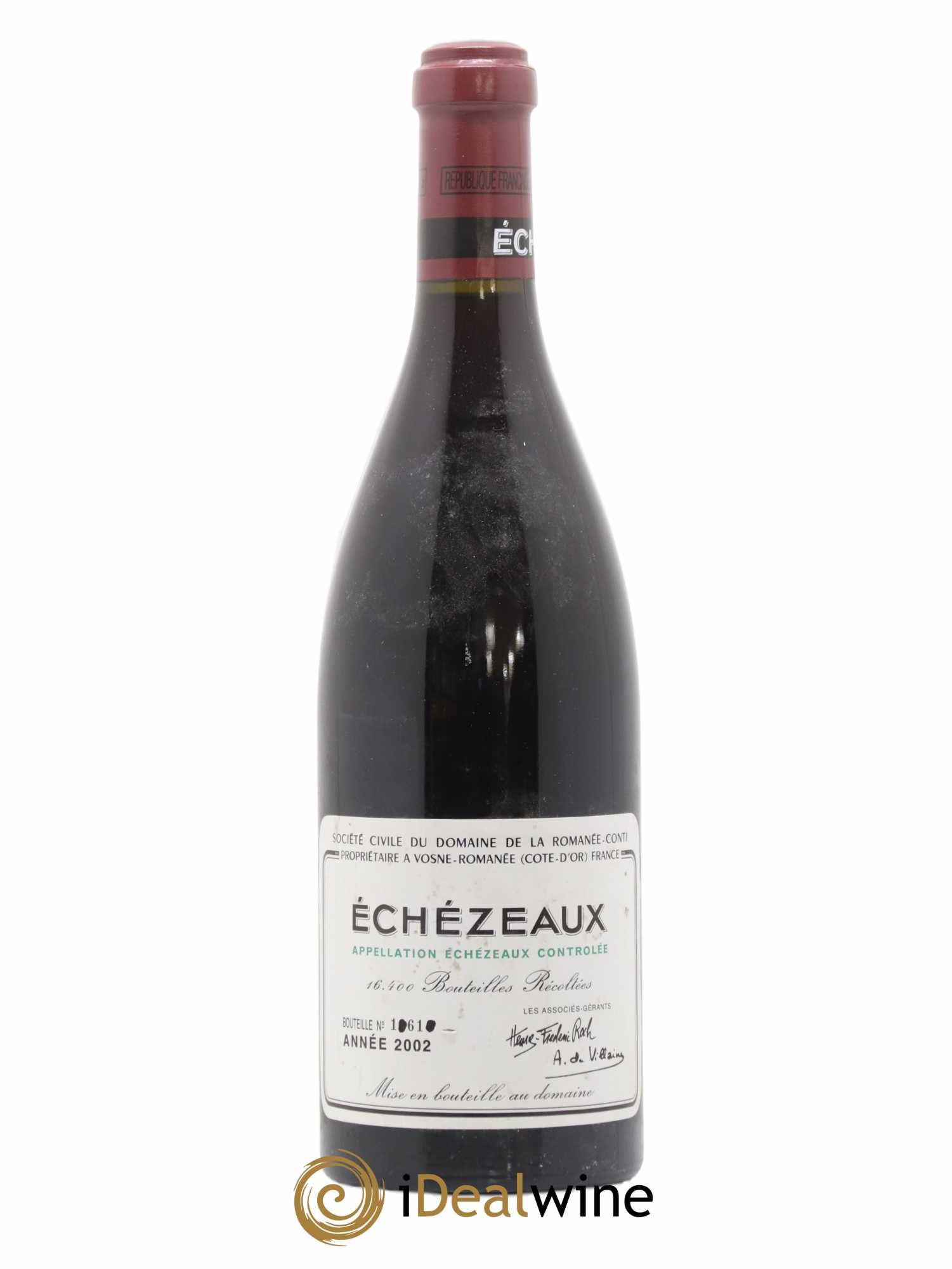 Echezeaux Grand Cru Domaine de la Romanée-Conti 2002 - Lot de 1 bouteille - 0