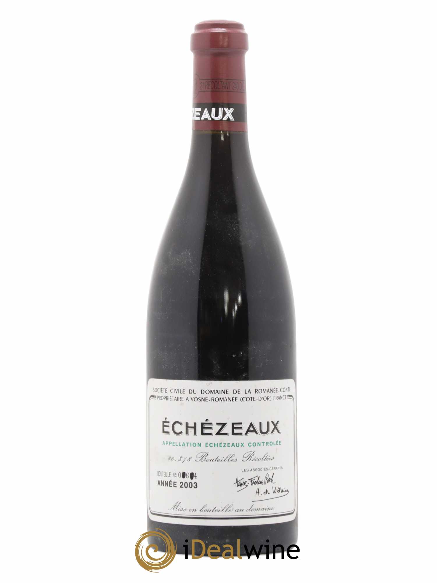 Echezeaux Grand Cru Domaine de la Romanée-Conti 2003 - Lot de 1 bouteille - 0