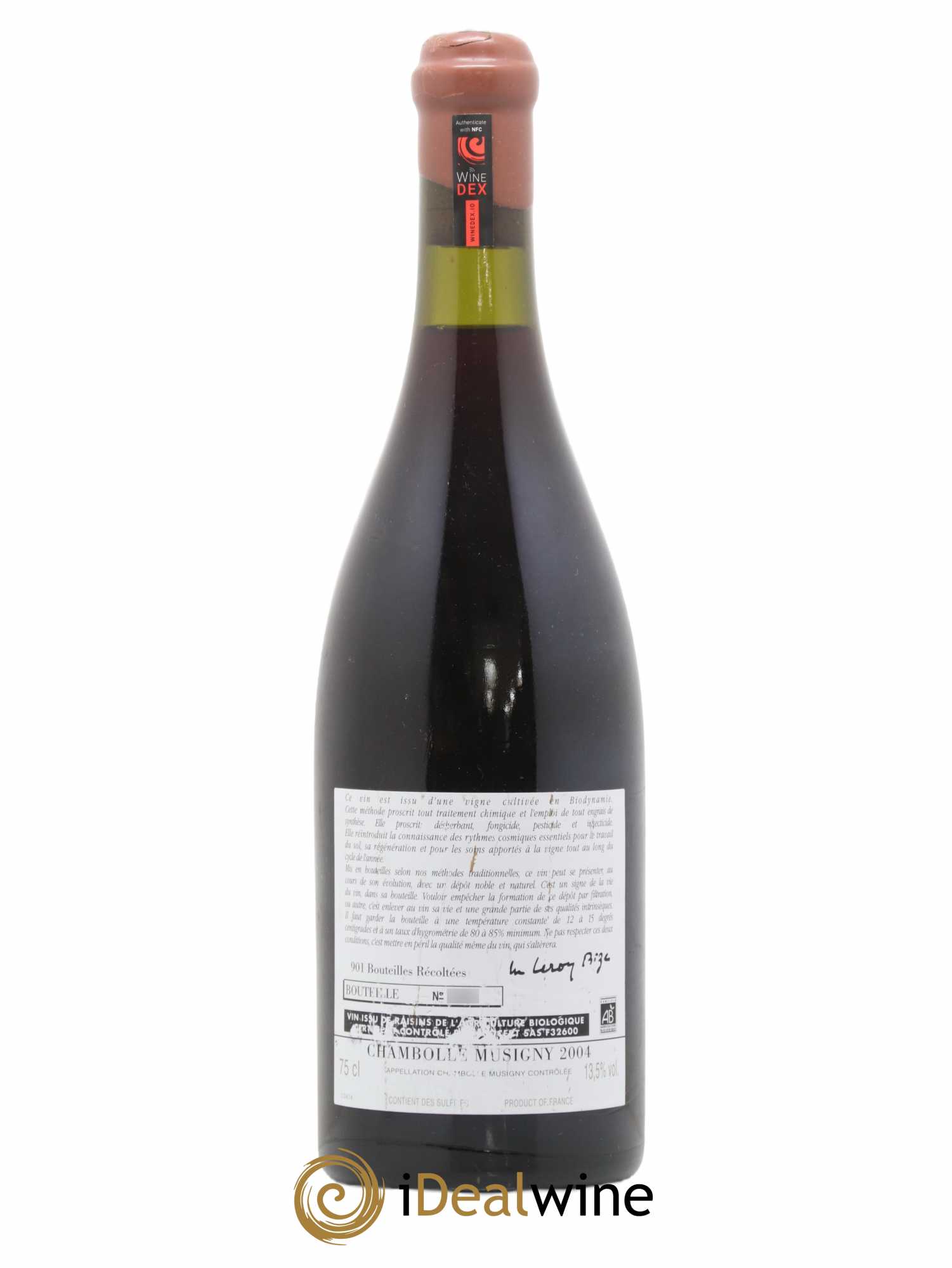 Chambolle-Musigny d'Auvenay (Domaine) 2004 - Lot de 1 bouteille - 1