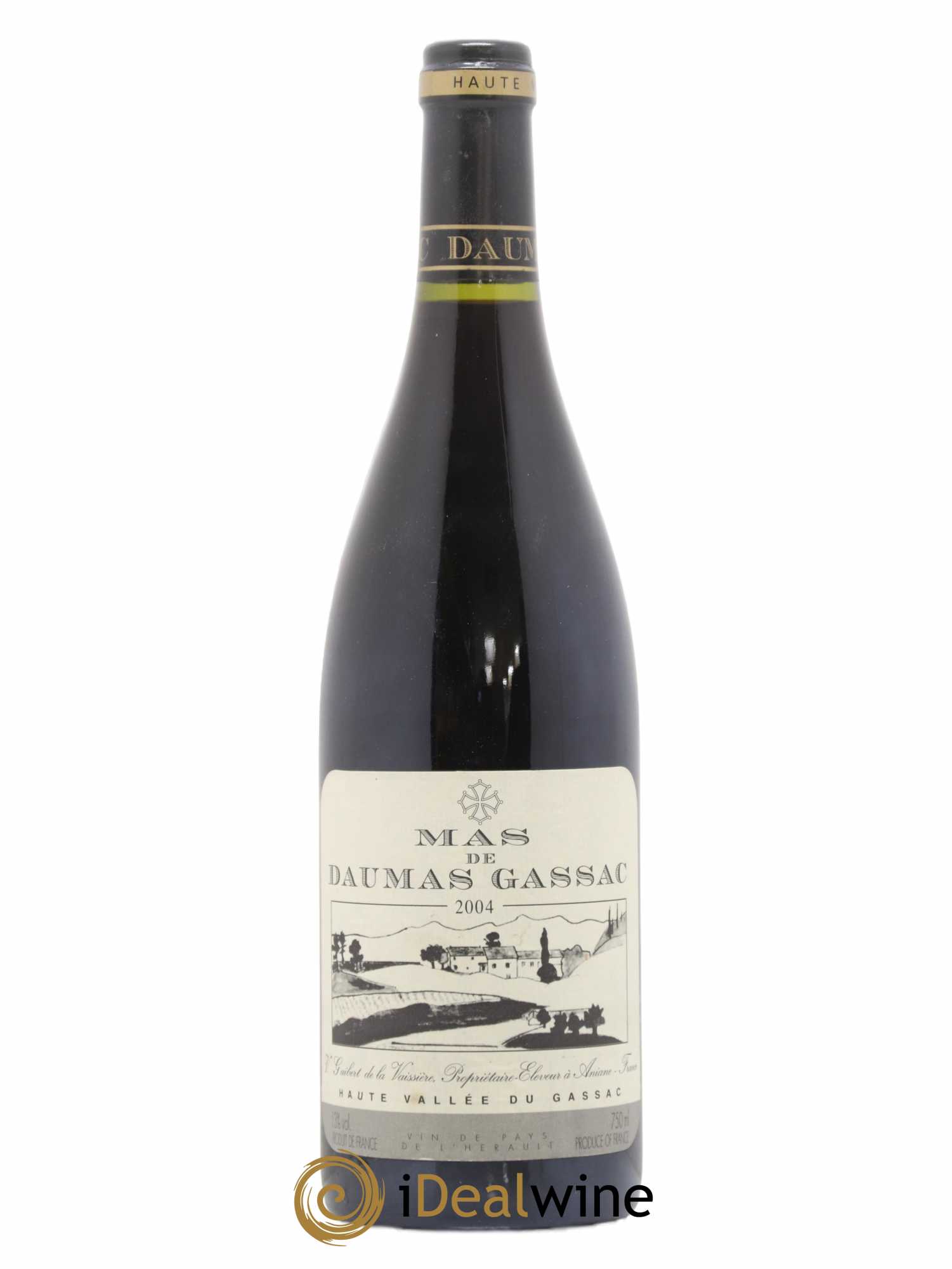 Saint-Guilhem-le-Désert - Cité d'Aniane Mas Daumas Gassac Famille Guibert de La Vaissière 2004 - Lot de 1 bouteille - 0