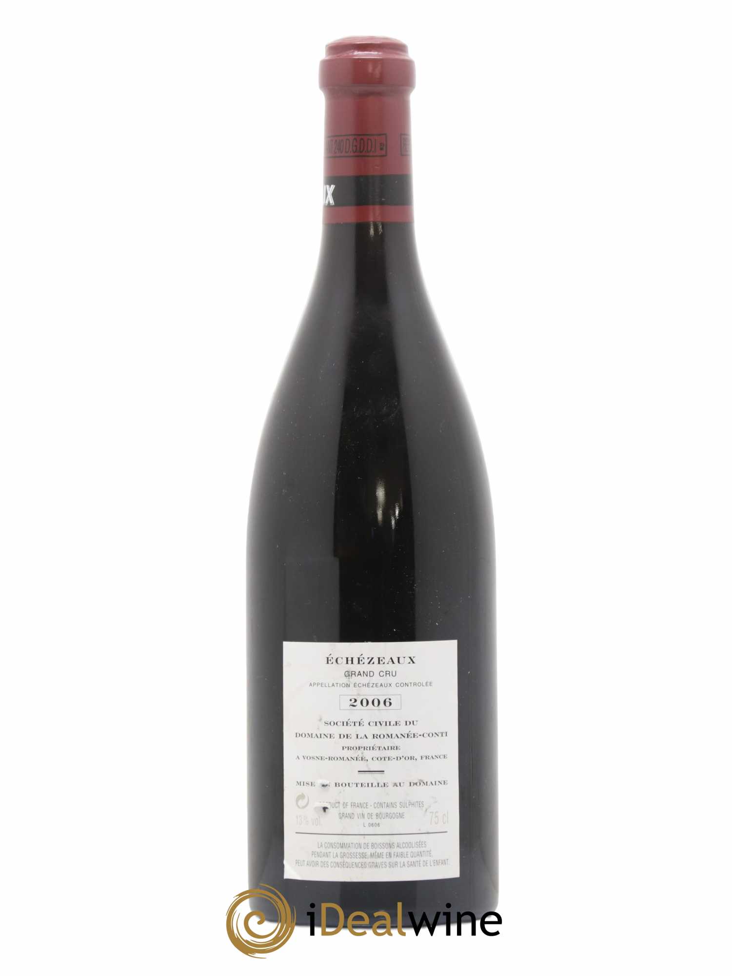 Echezeaux Grand Cru Domaine de la Romanée-Conti 2006 - Lot de 1 bouteille - 1