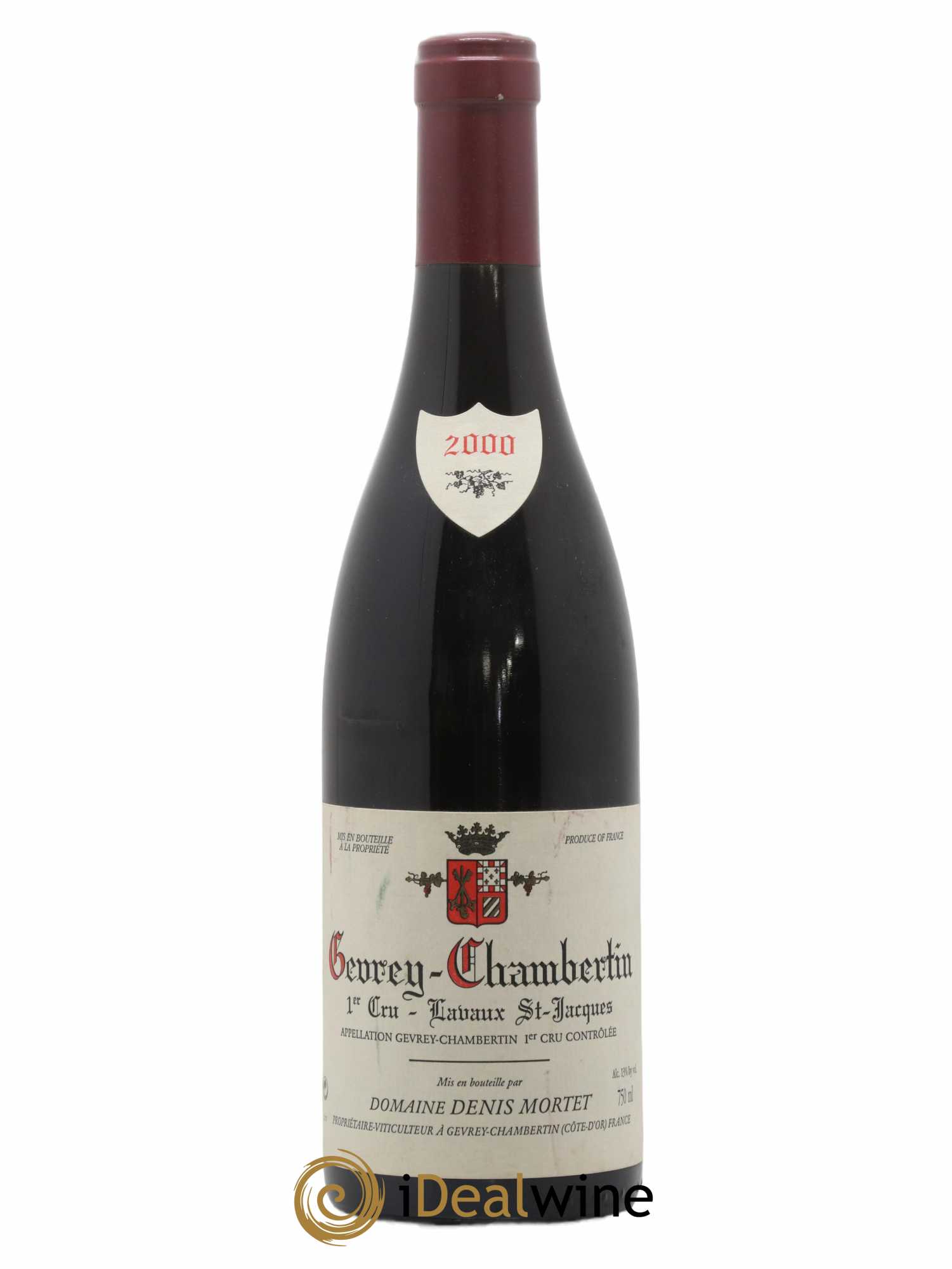 Gevrey-Chambertin 1er Cru Lavaux Saint Jacques Denis Mortet (Domaine) 2000 - Lot de 1 bouteille - 0