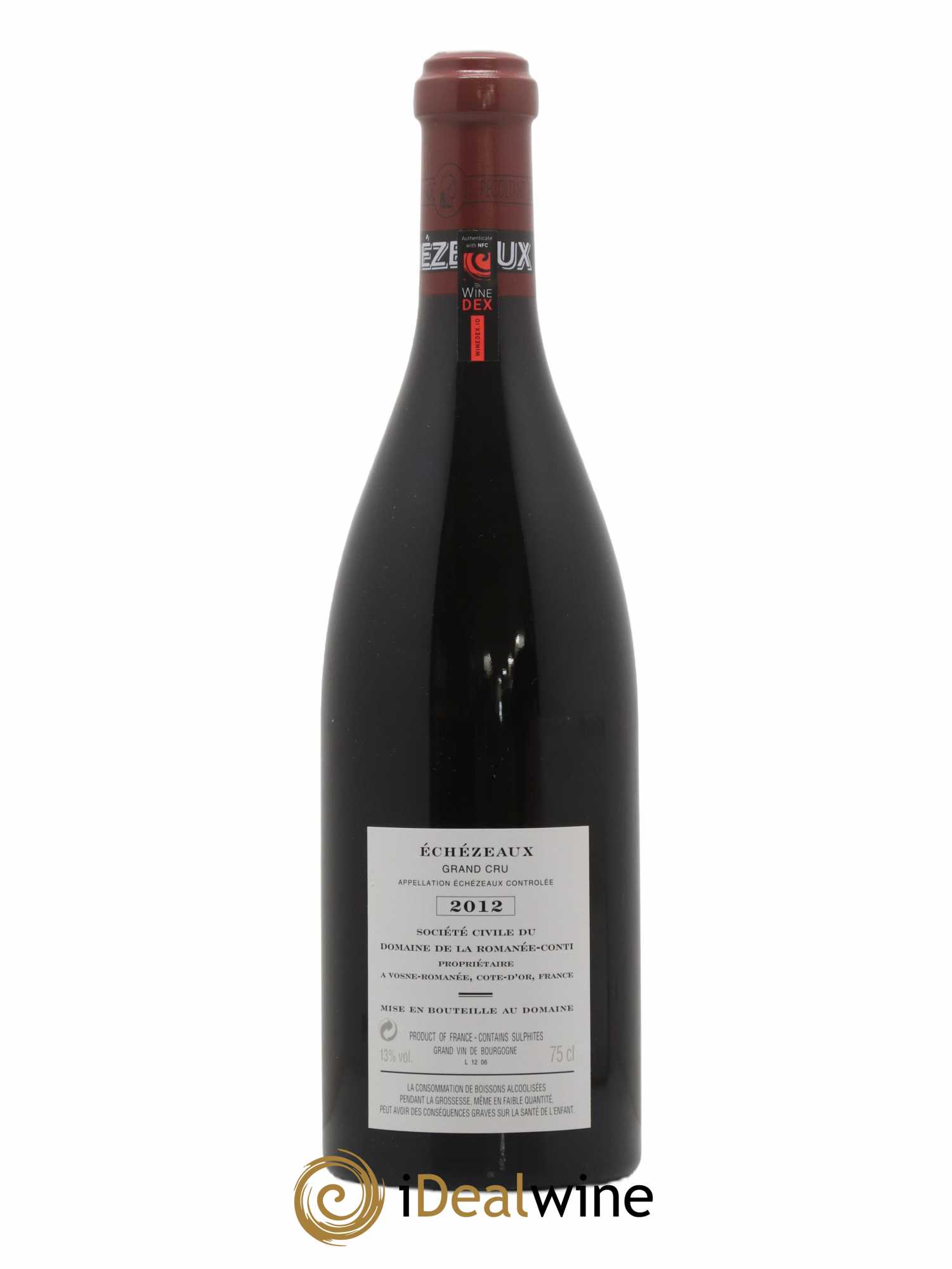Echezeaux Grand Cru Domaine de la Romanée-Conti 2012 - Lot of 1 bottle - 1