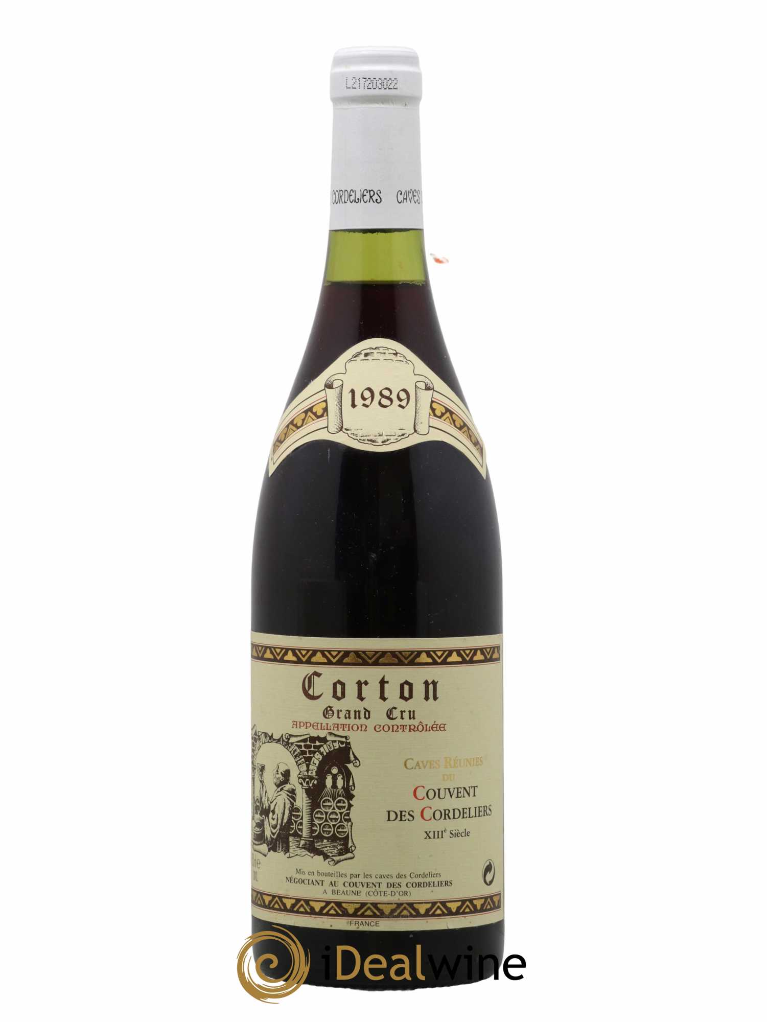 Corton Grand Cru Couvent des Cordeliers 1989 - Lot de 1 bouteille - 0