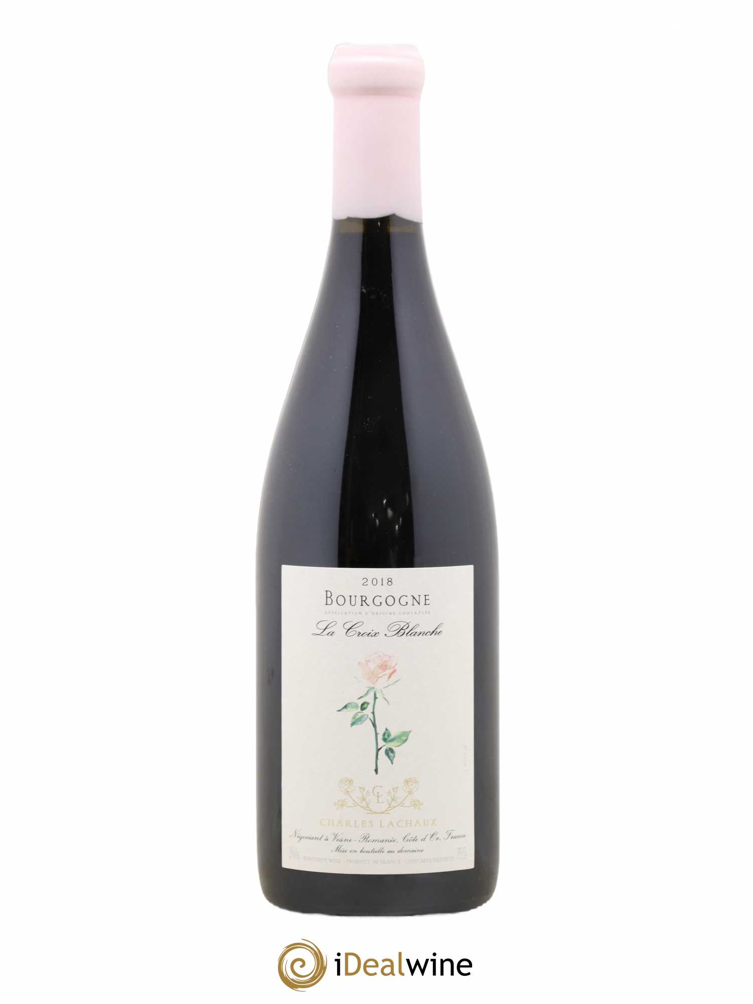 Bourgogne La Croix Blanche Charles Lachaux 2018 - Lot de 1 bouteille - 0