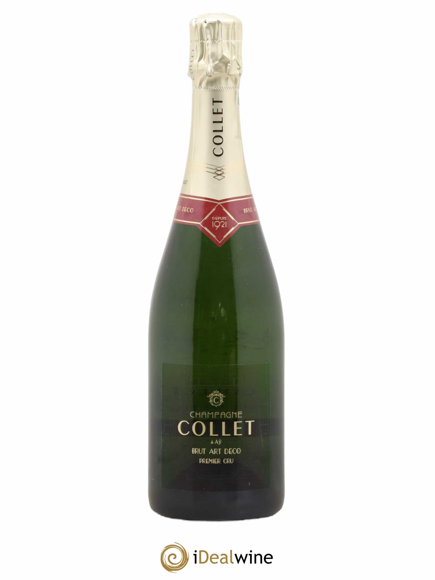 Champagne 1er Cru Art Déco Collet - Posten von 1 Flasche - 0