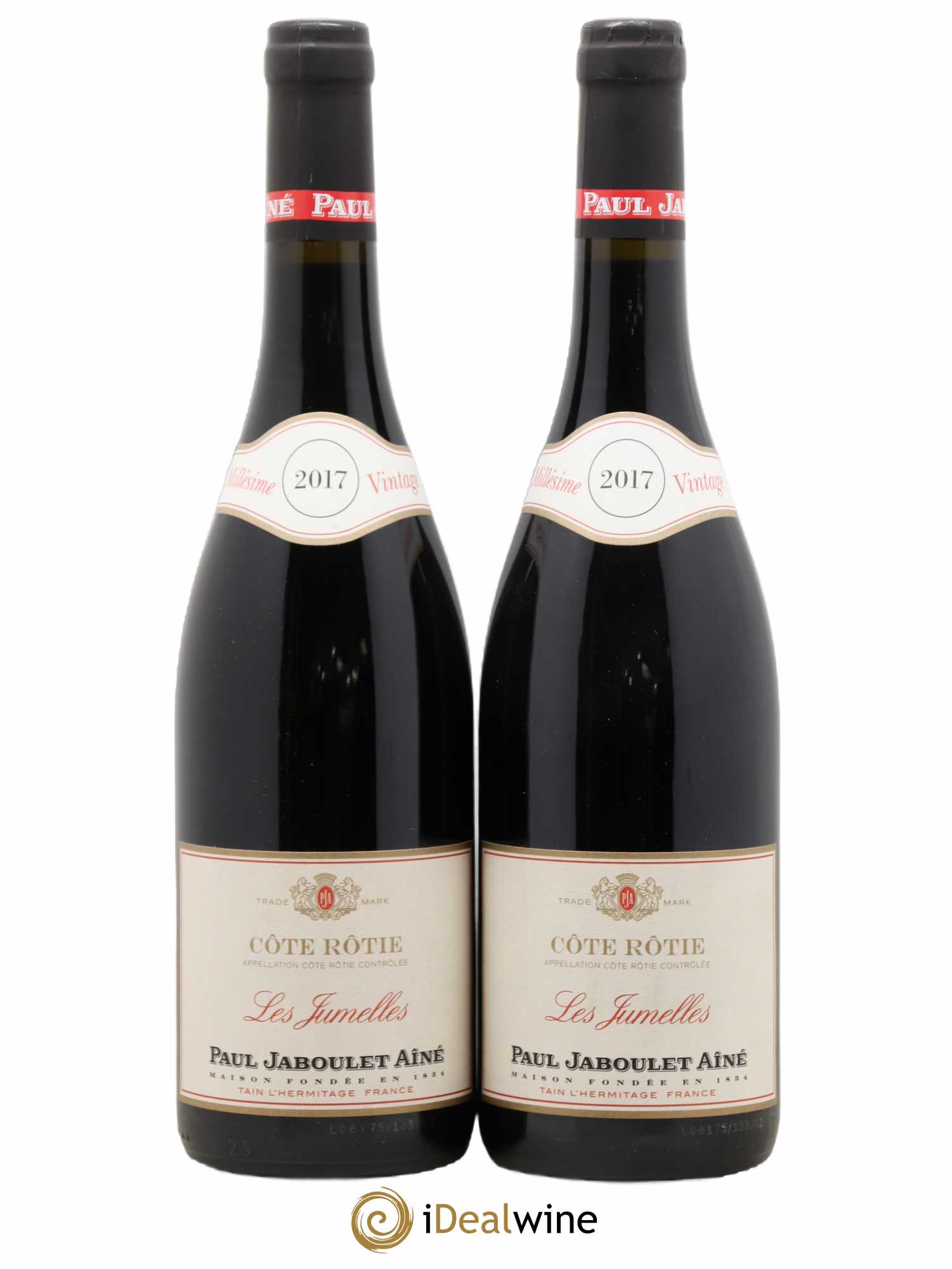 Côte-Rôtie Les Jumelles Paul Jaboulet Ainé 2017 - Lot de 2 bouteilles - 0