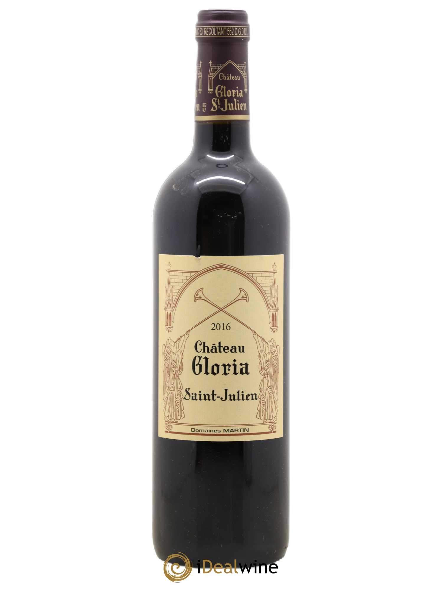 Château Gloria 2016 - Lot de 1 bouteille - 0