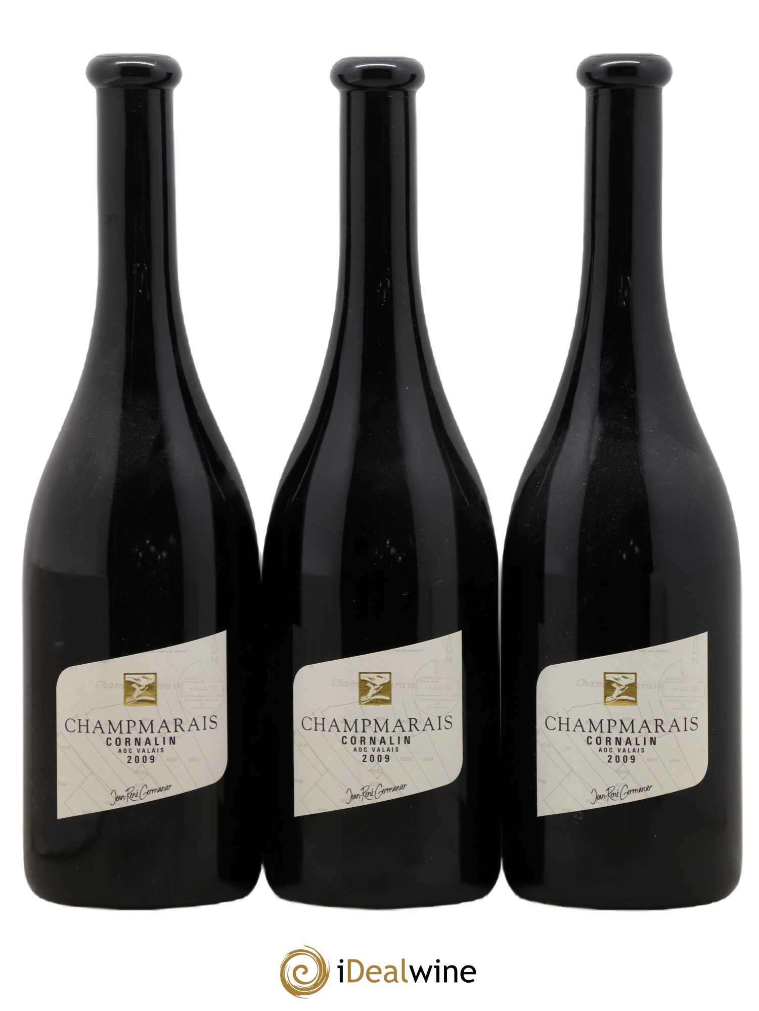 Valais Champmarais Cornalin Jean-René Germanier 2009 - Lot de 3 bouteilles - 0