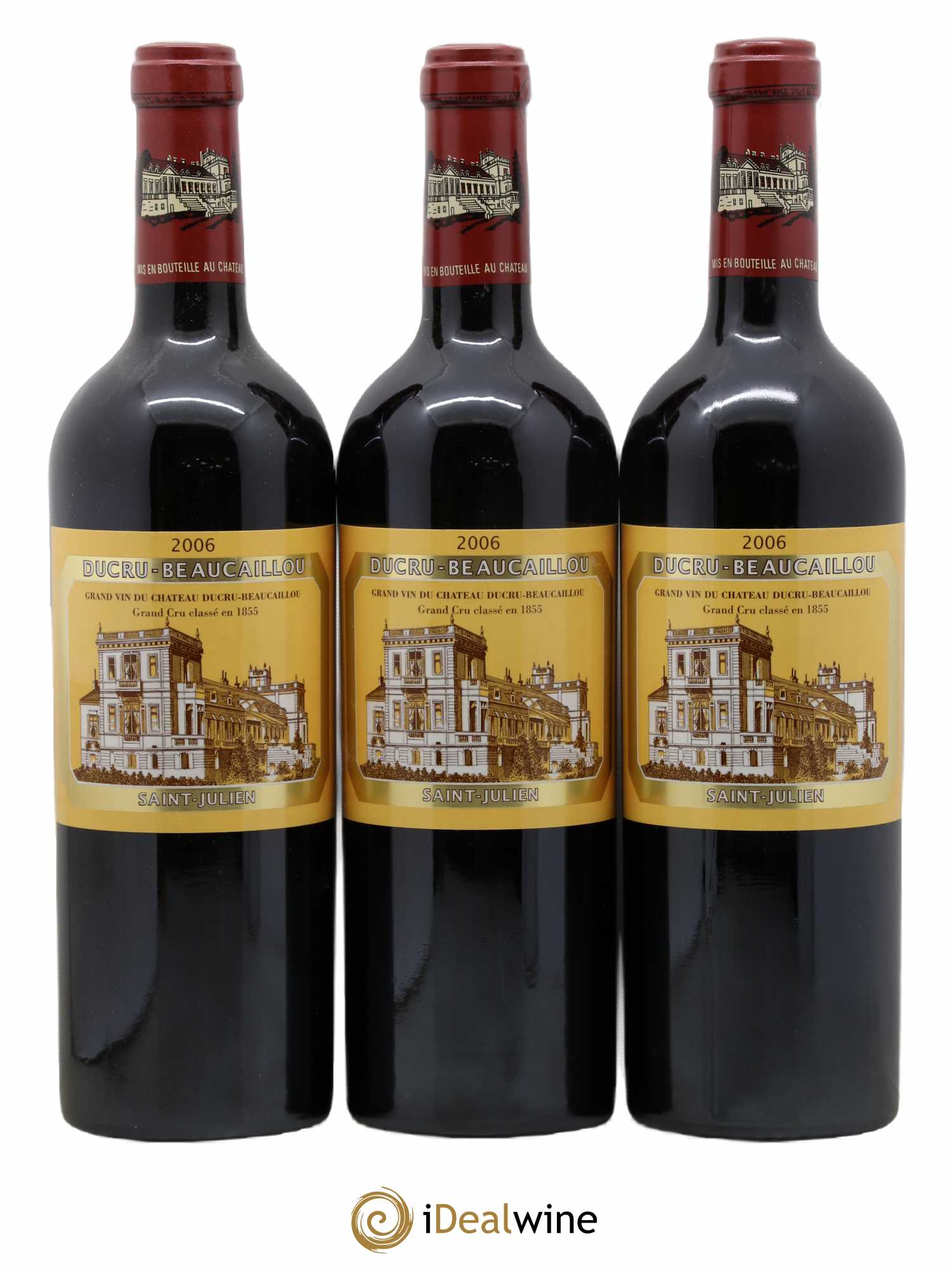 Château Ducru Beaucaillou 2ème Grand Cru Classé 2006 - Lot de 3 bouteilles - 0