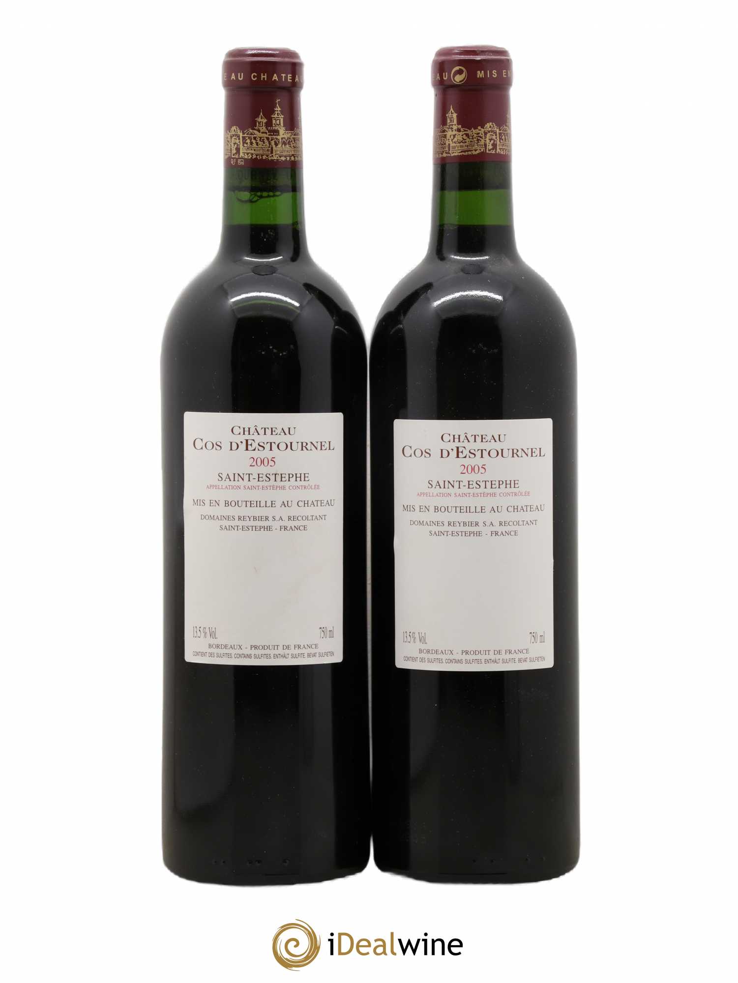 Cos d'Estournel 2ème Grand Cru Classé 2005 - Lot de 2 bouteilles - 1