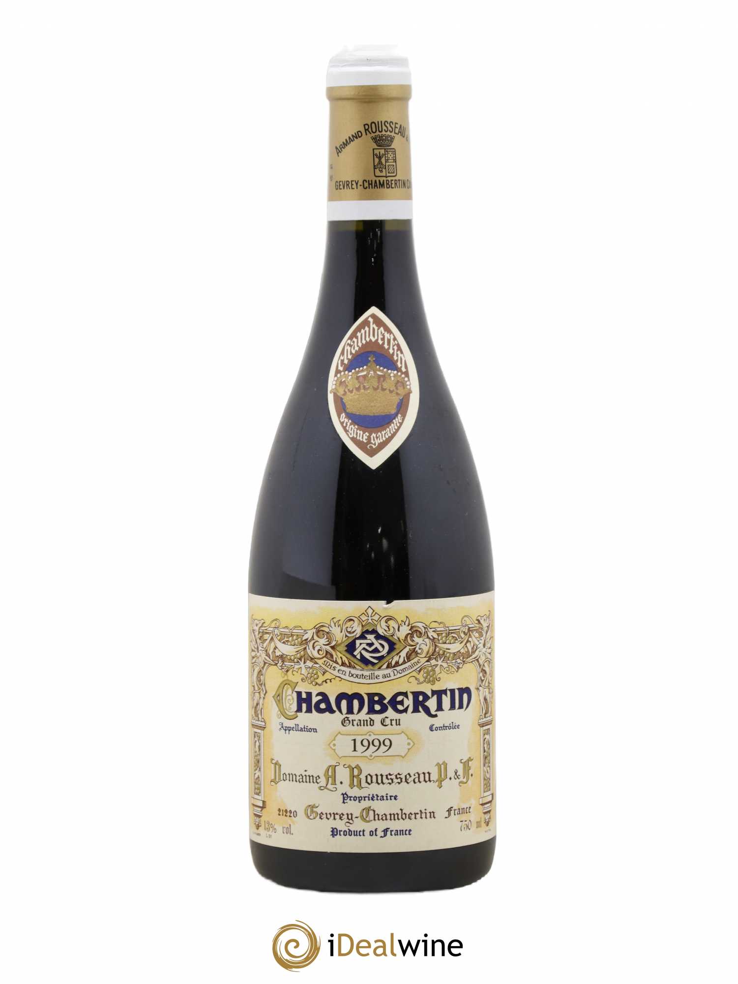 Chambertin Grand Cru Armand Rousseau (Domaine) 1999 - Lot de 1 bouteille - 0