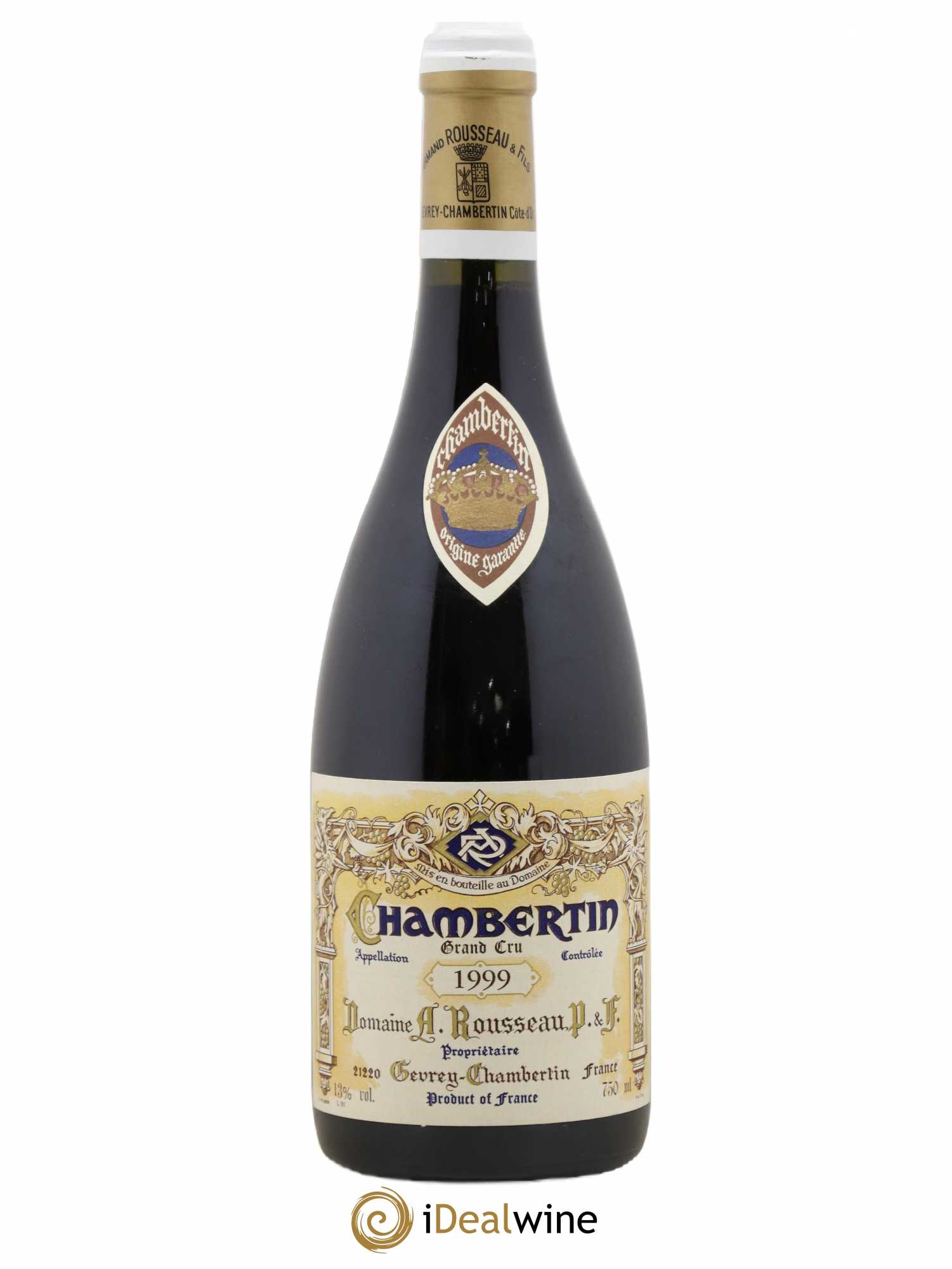 Chambertin Grand Cru Armand Rousseau (Domaine) 1999 - Lot de 1 bouteille - 0