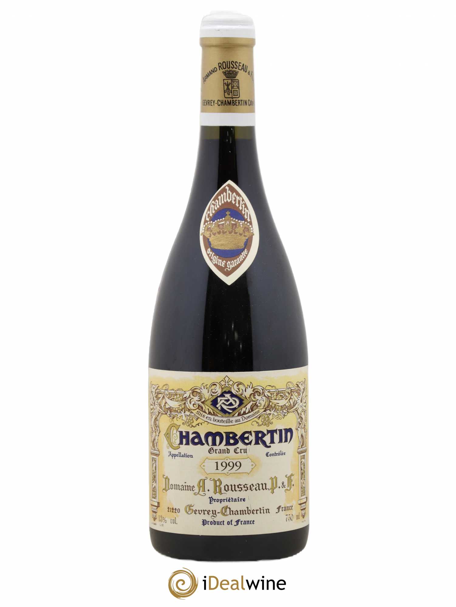 Chambertin Grand Cru Armand Rousseau (Domaine) 1999 - Lot de 1 bouteille - 0