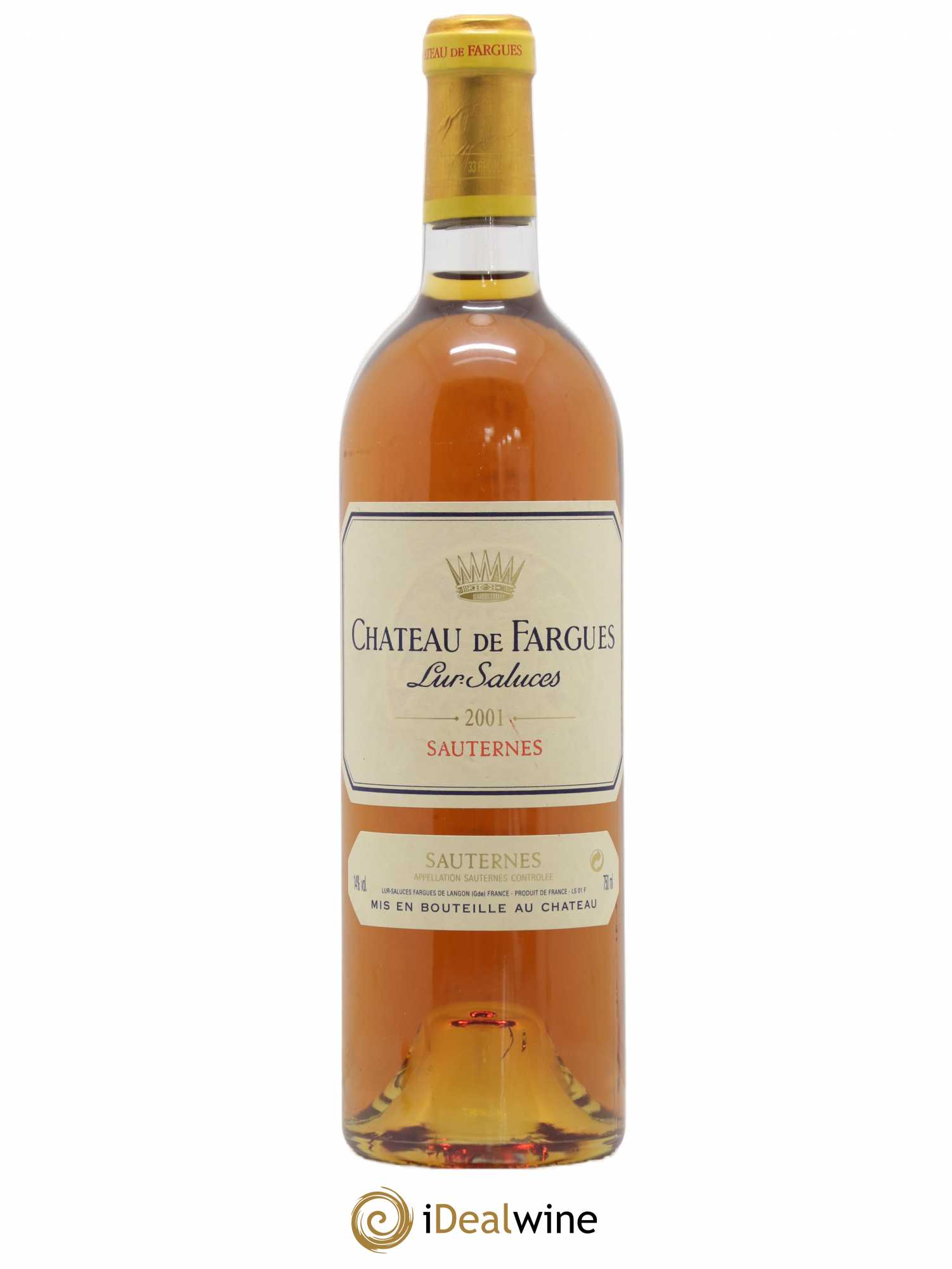 Château de Fargues 2001 - Lotto di 1 bottiglia - 0