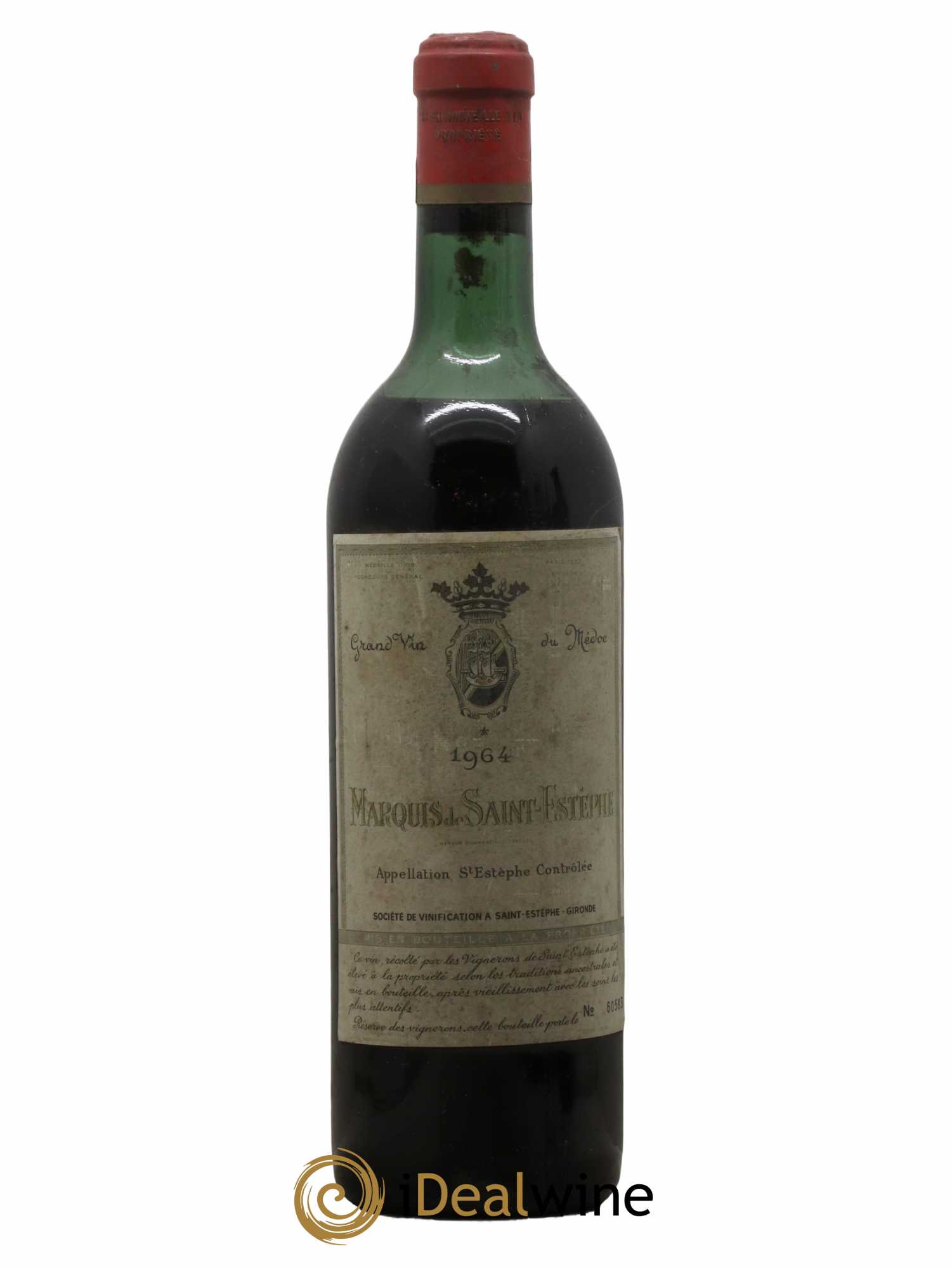 Marquis de Saint Estèphe 1964 - Lot de 1 bouteille - 0