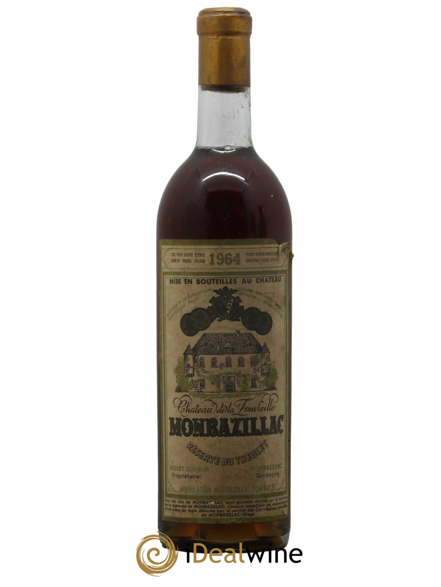 Monbazillac 1964 - Posten von 1 Flasche - 0