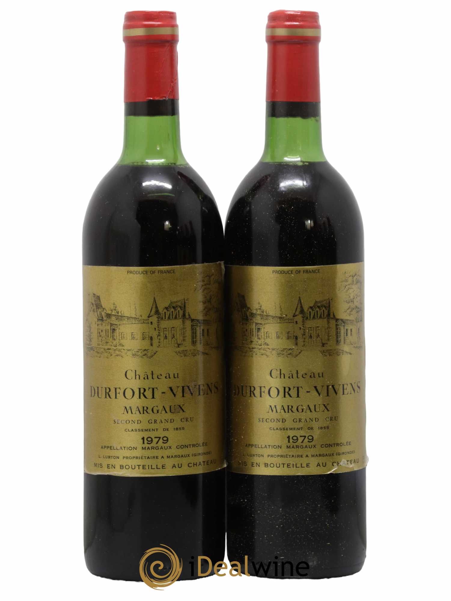 Château Durfort Vivens 2ème Grand Cru Classé 1979 - Lot de 2 bouteilles - 0