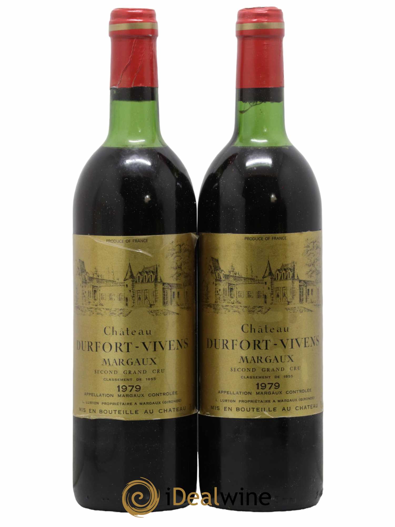 Château Durfort Vivens 2ème Grand Cru Classé 1979 - Lot de 2 bouteilles - 0