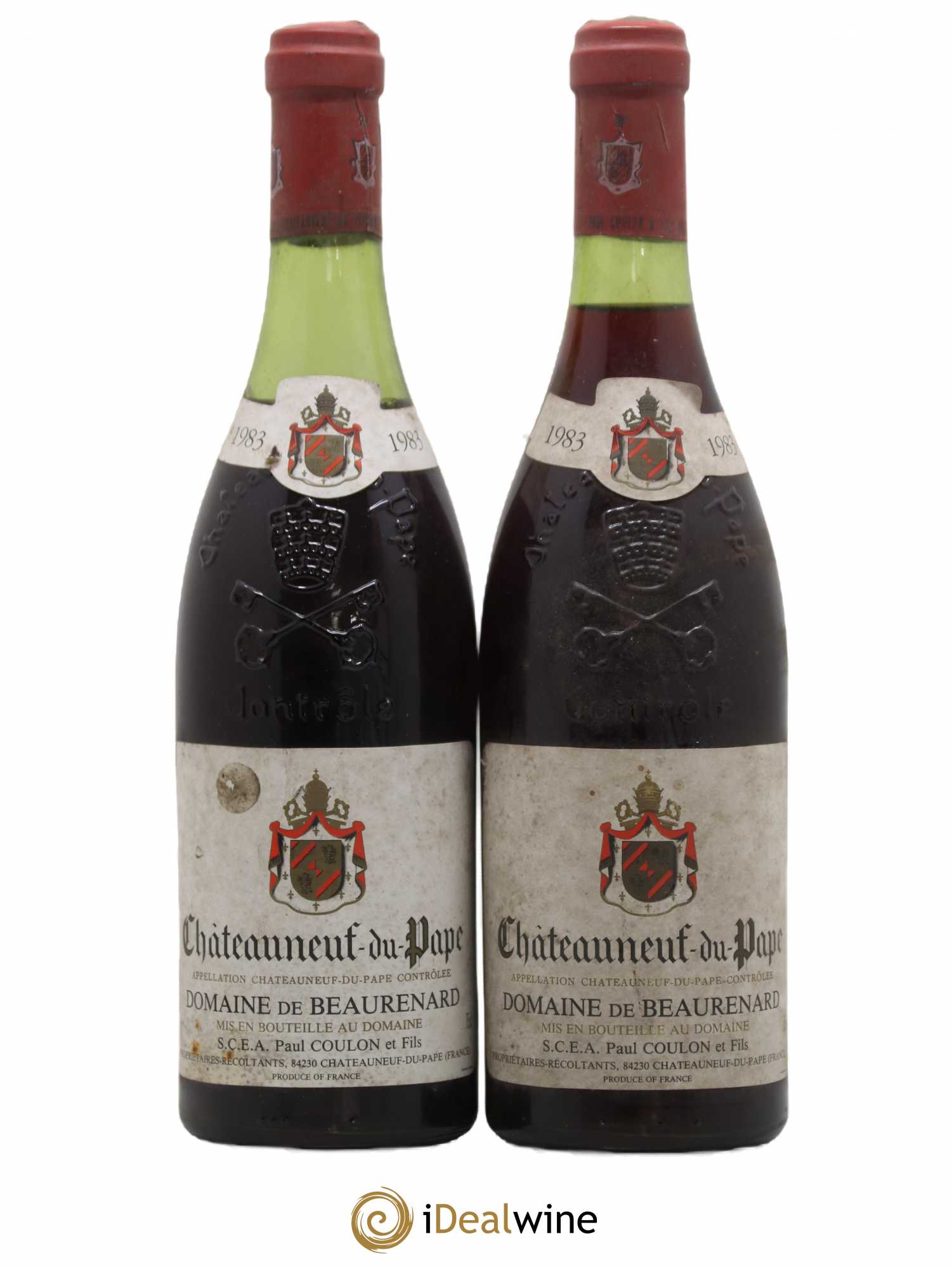 Châteauneuf-du-Pape Beaurenard (Domaine de) 1983 - Lot de 2 bouteilles - 0
