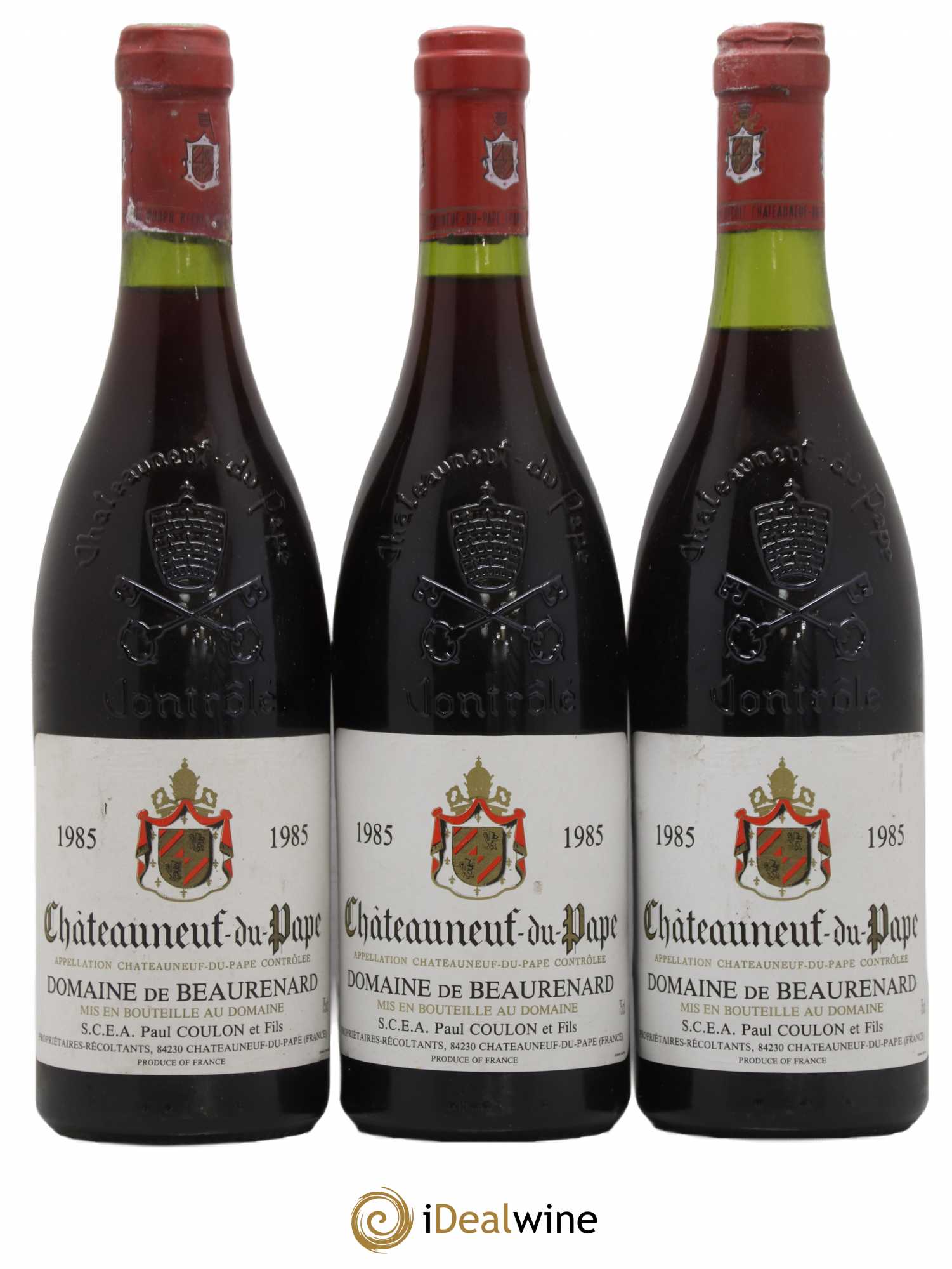 Châteauneuf-du-Pape Beaurenard (Domaine de) 1985 - Lot de 3 bouteilles - 0