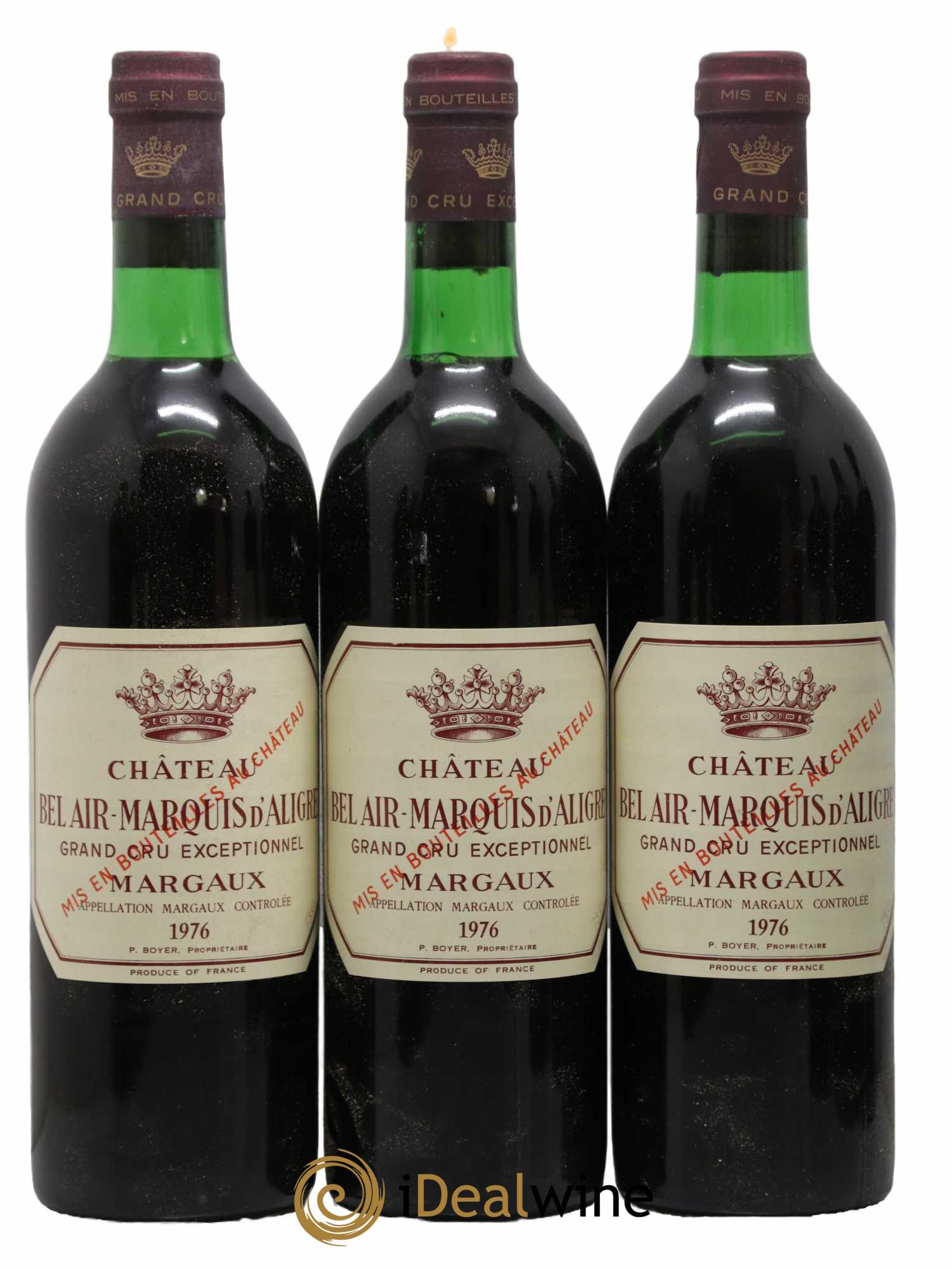 Château Bel Air Marquis d'Aligre 1976 - Lotto di 6 bottiglie - 1
