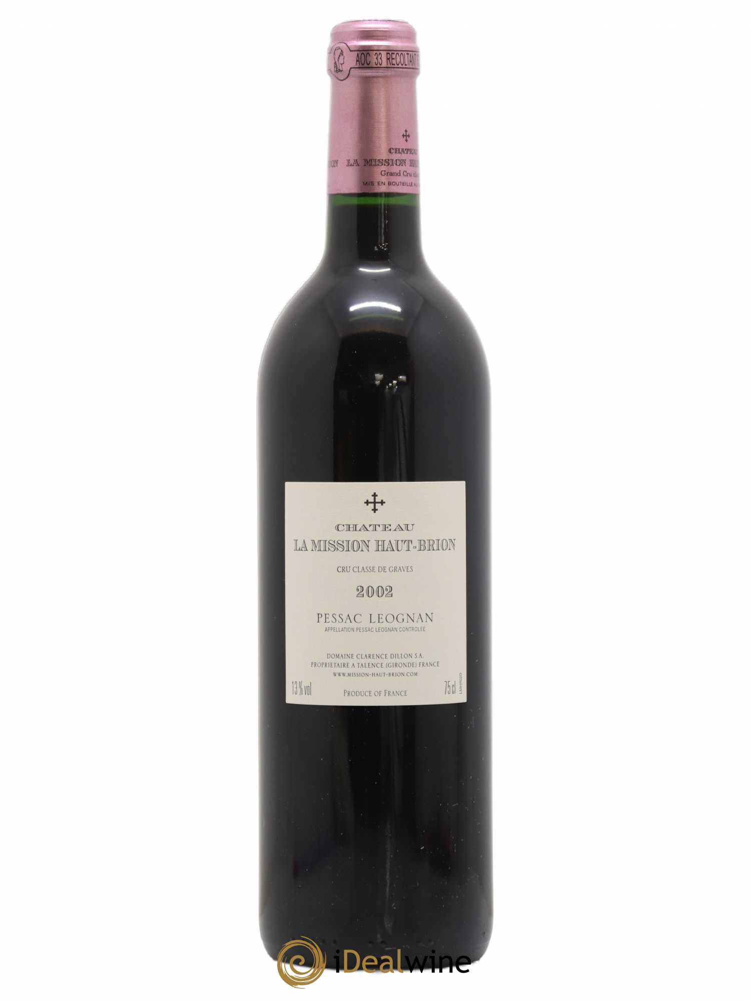 Château la Mission Haut-Brion Cru Classé de Graves 2002 - Lot de 1 bouteille - 1
