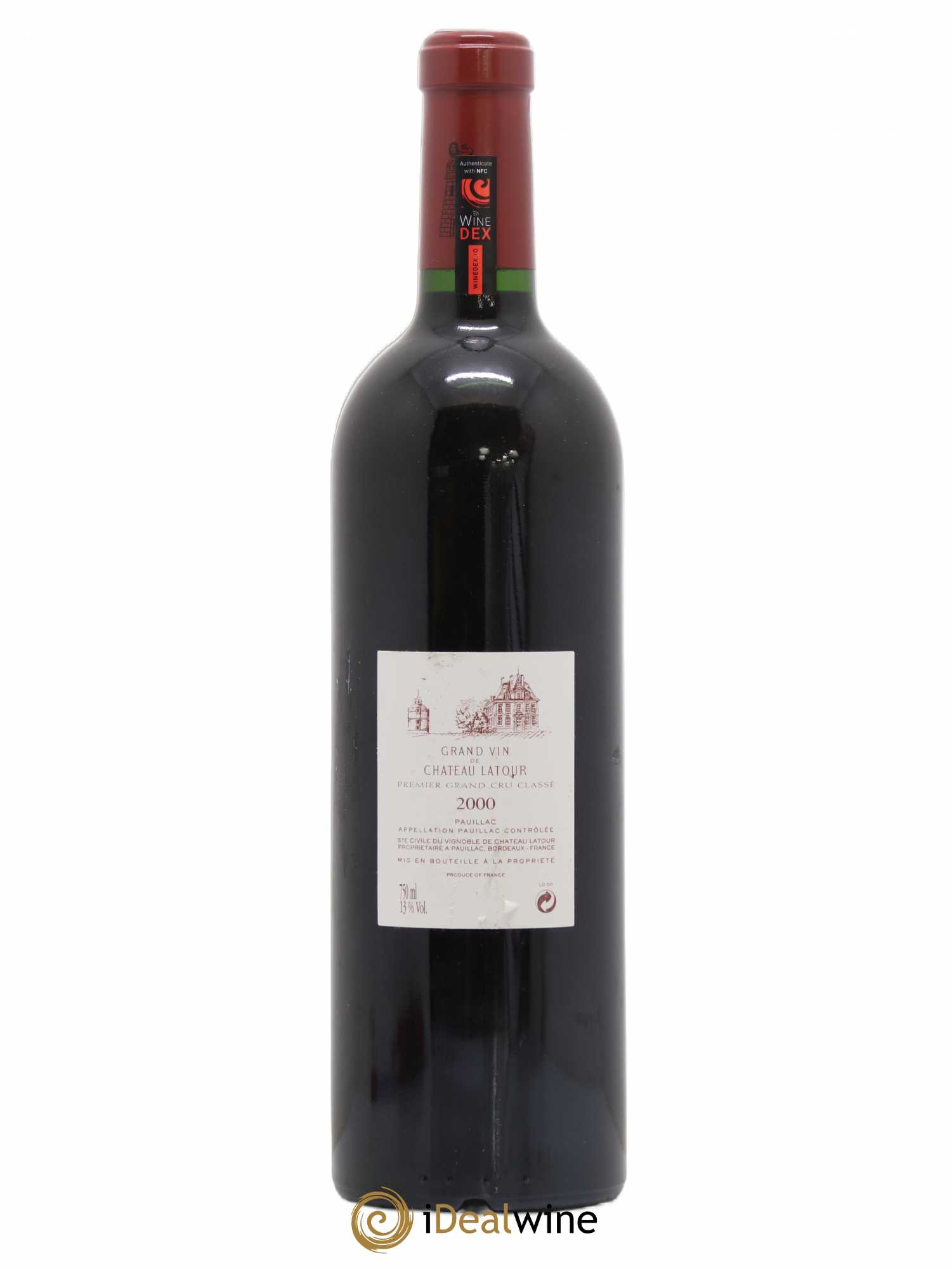 Château Latour 1er Grand Cru Classé 2000 - Lot de 1 bouteille - 1