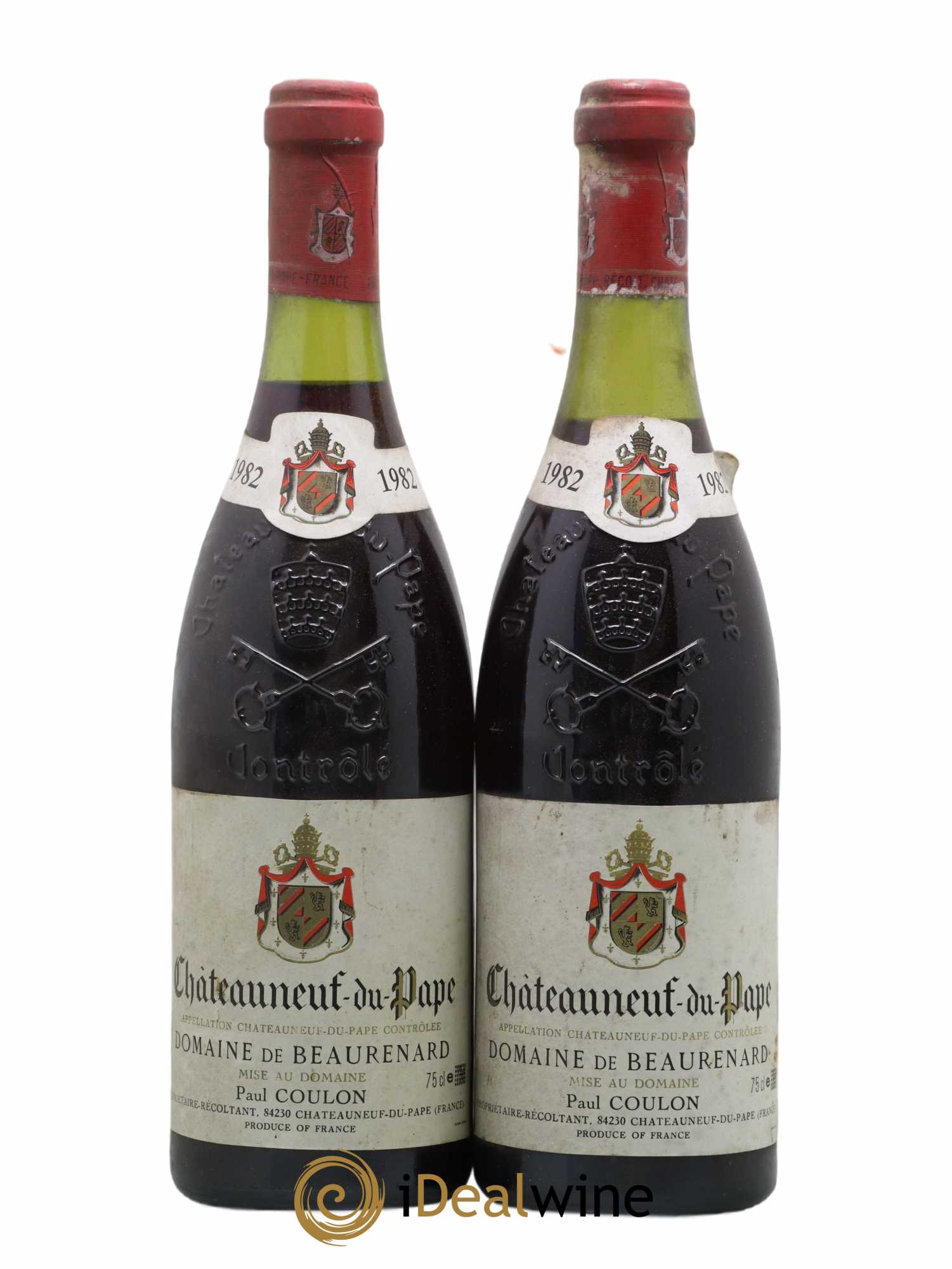 Châteauneuf-du-Pape Beaurenard (Domaine de) 1982 - Lot de 2 bouteilles - 0
