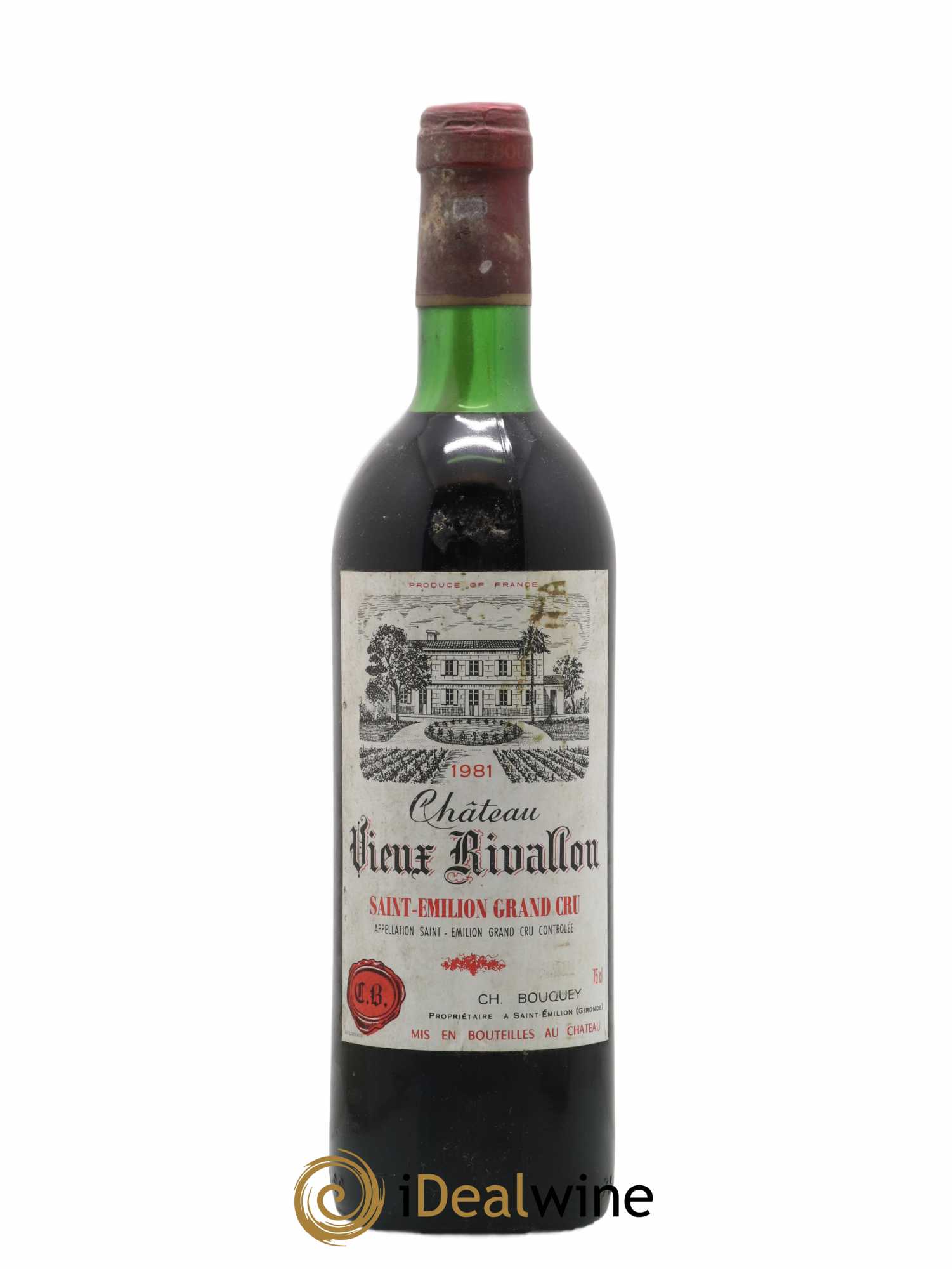 Saint-Émilion Château Vieux Rivallon 1981 - Lot de 1 bouteille - 0