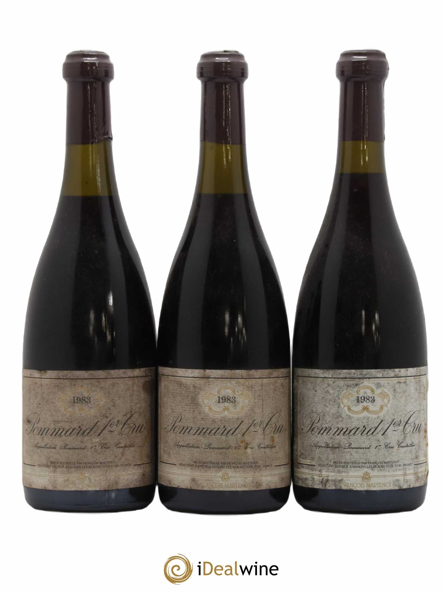 Pommard 1er Cru François Martenot 1983 - Lot de 3 bouteilles - 0