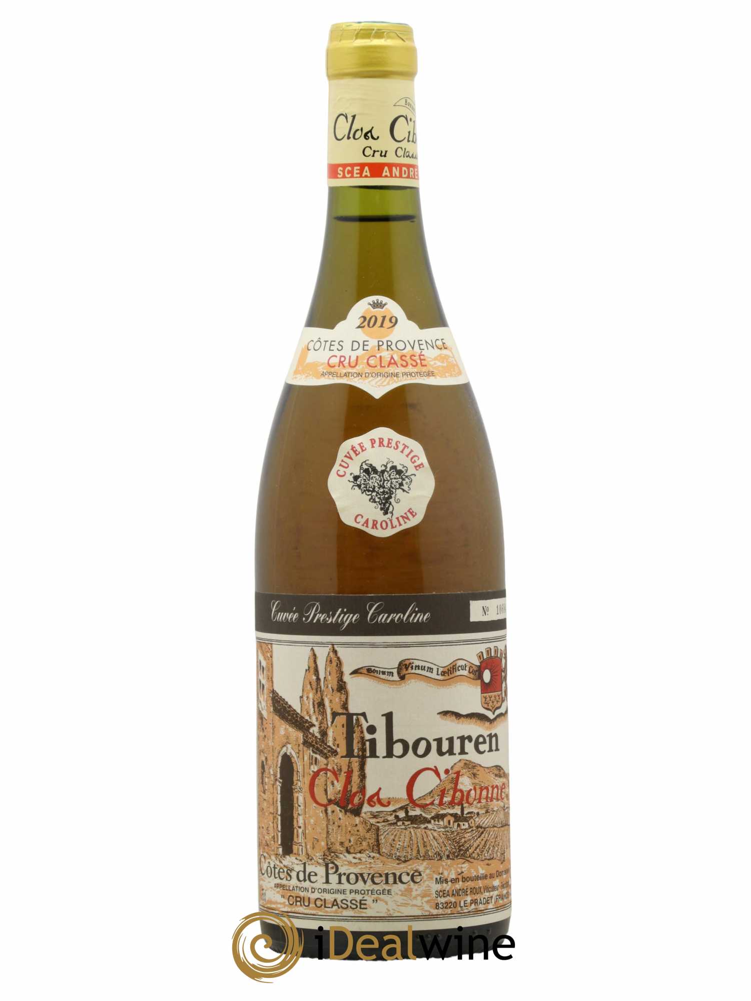 Côtes de Provence Clos Cibonne Tibouren Cuvée Prestige Caroline 2019 - Lot de 1 bouteille - 0