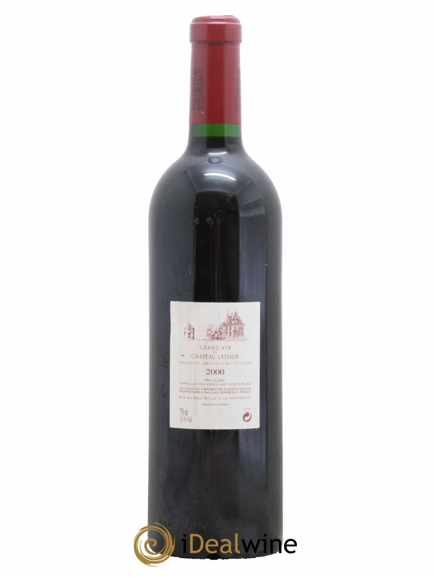 Château Latour 1er Grand Cru Classé 2000 - Lot de 1 bouteille - 1