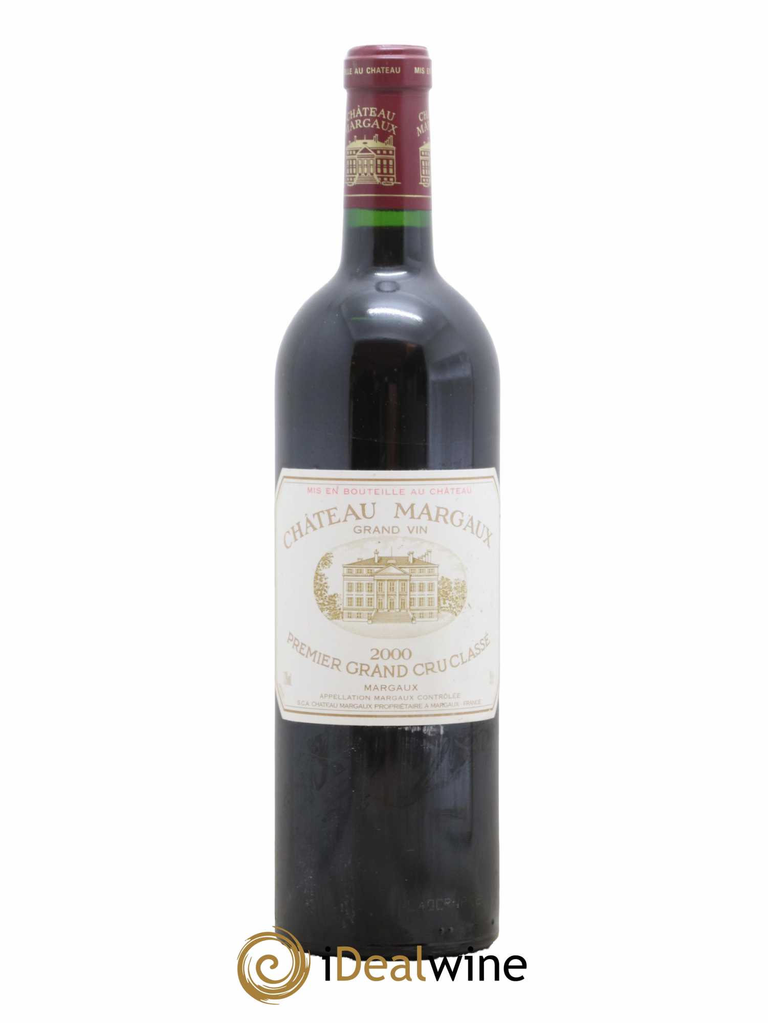 Château Margaux 1er Grand Cru Classé 2000 - Lot de 1 bouteille - 0