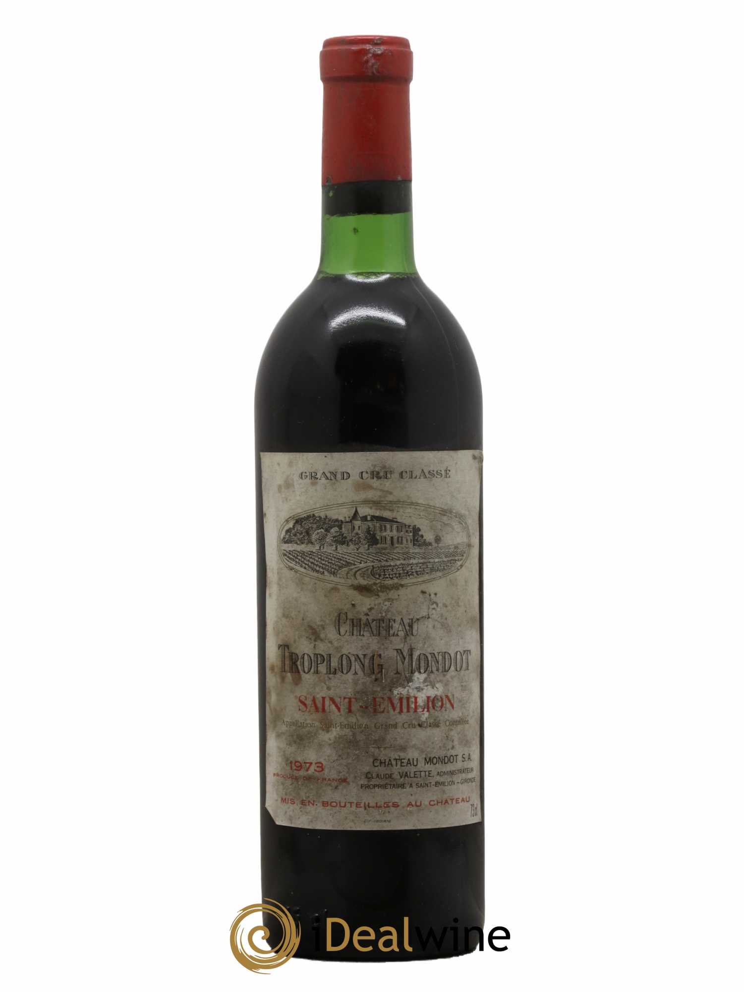 Château Troplong Mondot 1er Grand Cru Classé B 1973 - Lot de 1 bouteille - 0