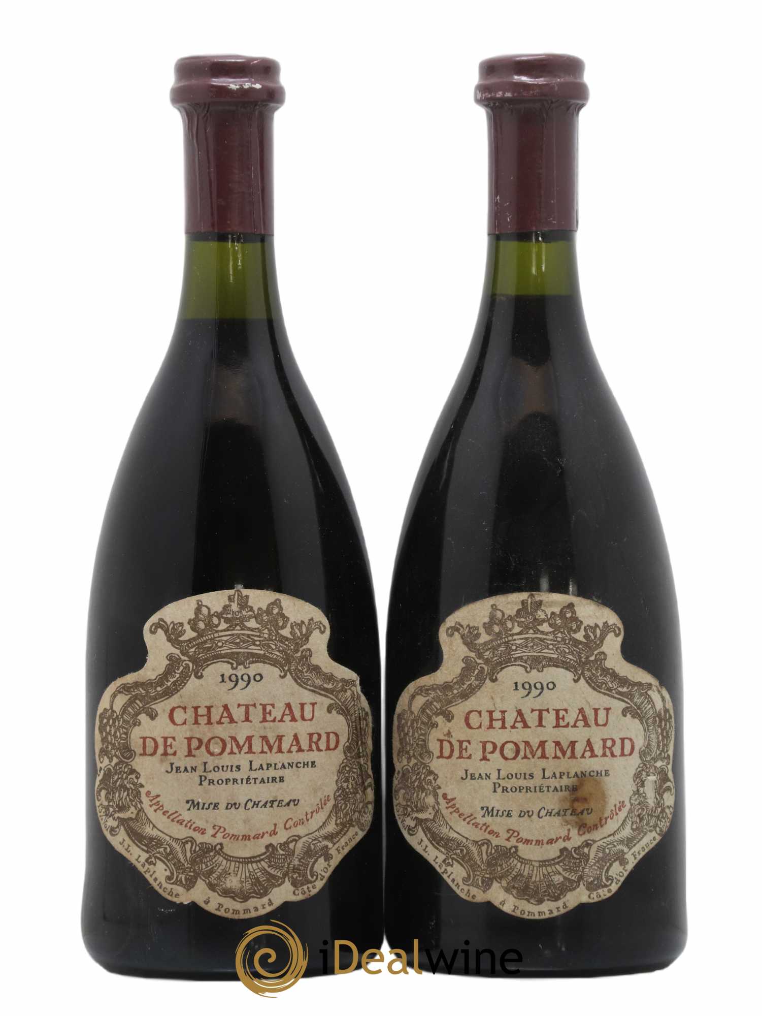 Pommard Château de Pommard 1990 - Lot de 2 bouteilles - 0