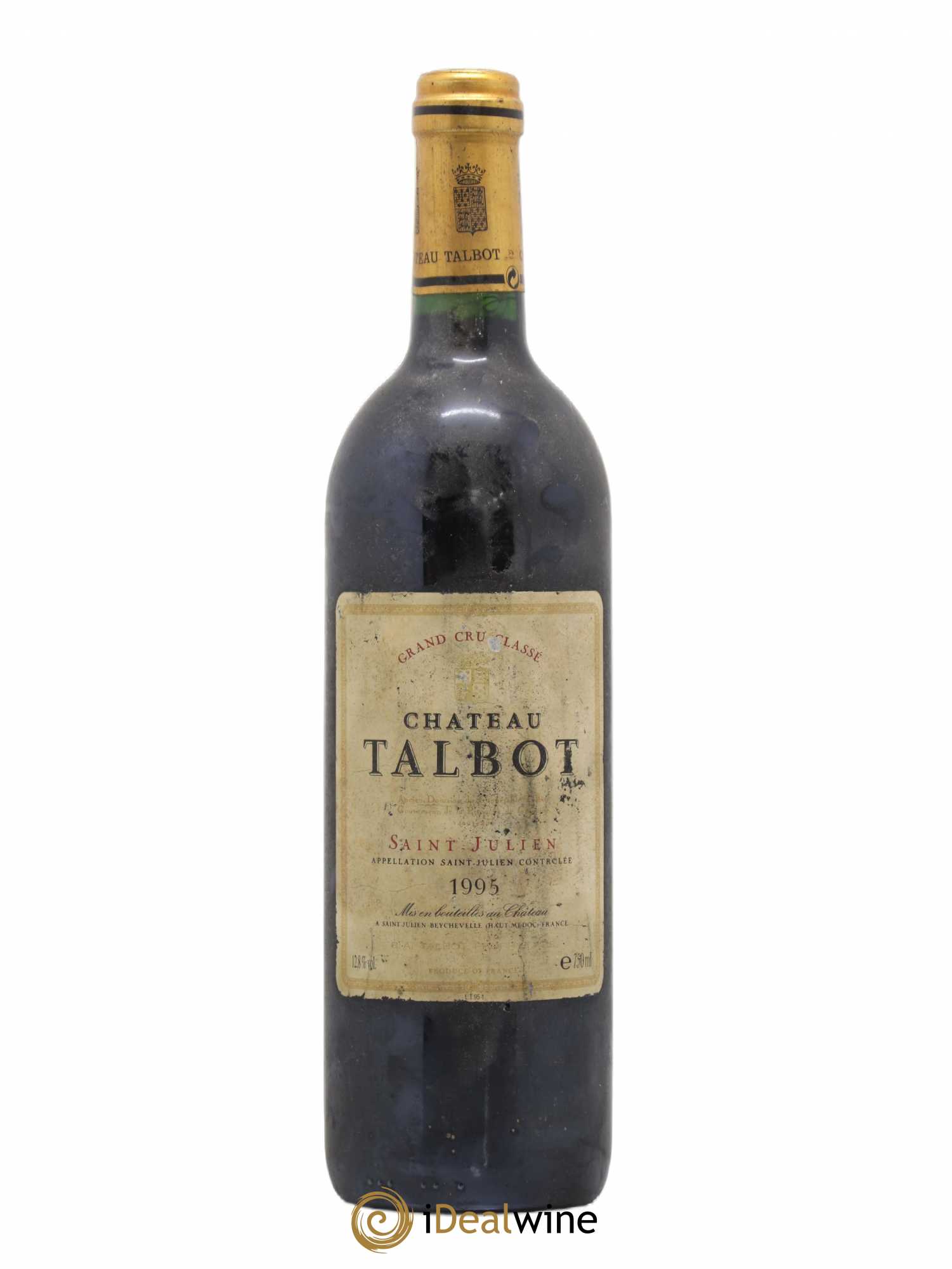 Château Talbot 4ème Grand Cru Classé 1995 - Lot de 1 bouteille - 0