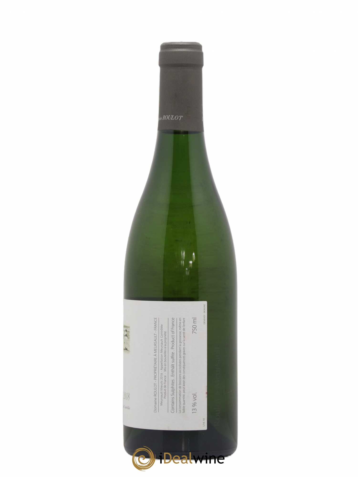 Meursault Les Vireuils Roulot (Domaine) 2018 - Lot de 1 bouteille - 1