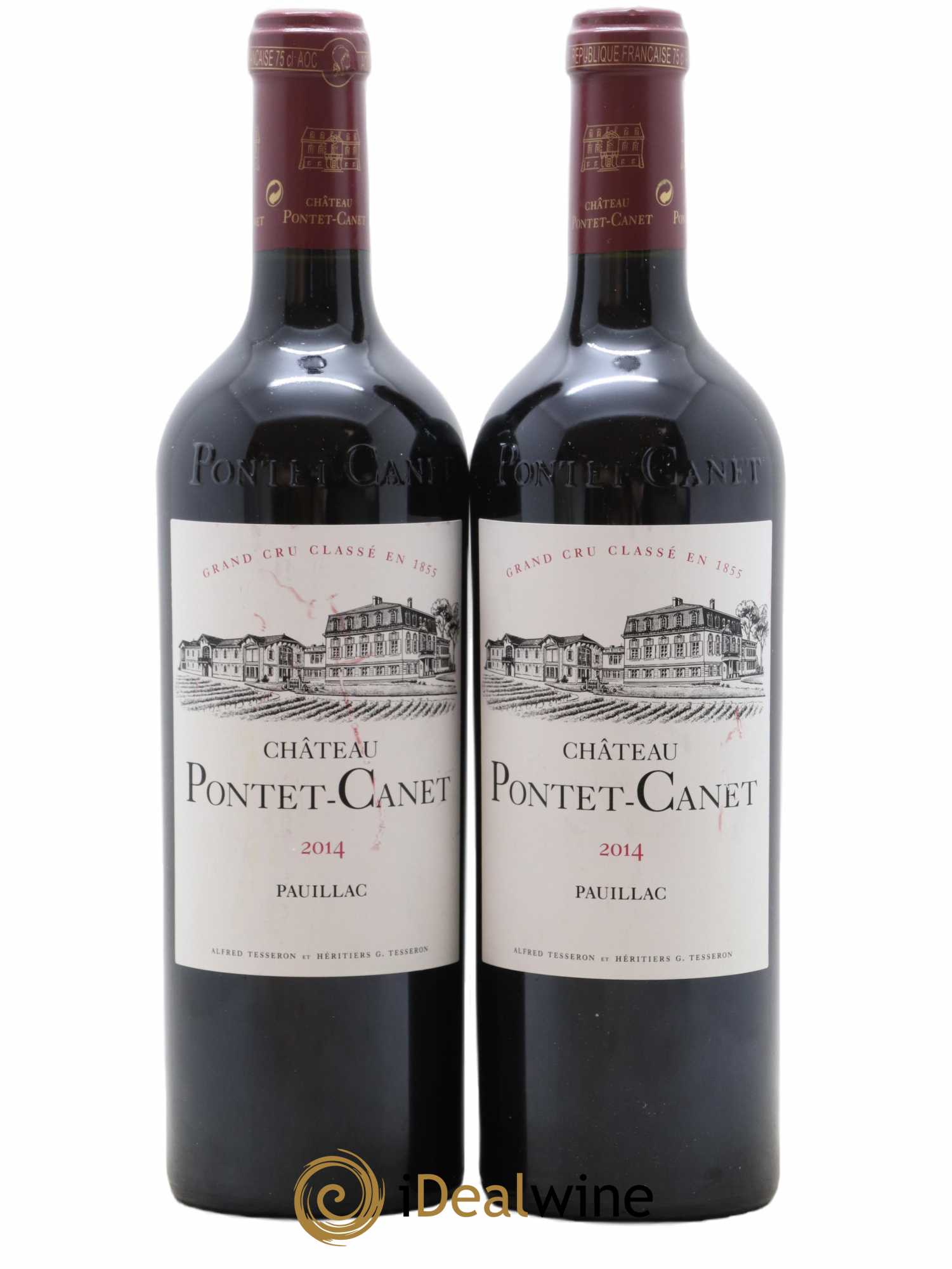 Château Pontet Canet 5ème Grand Cru Classé 2014 - Lot de 2 bouteilles - 0