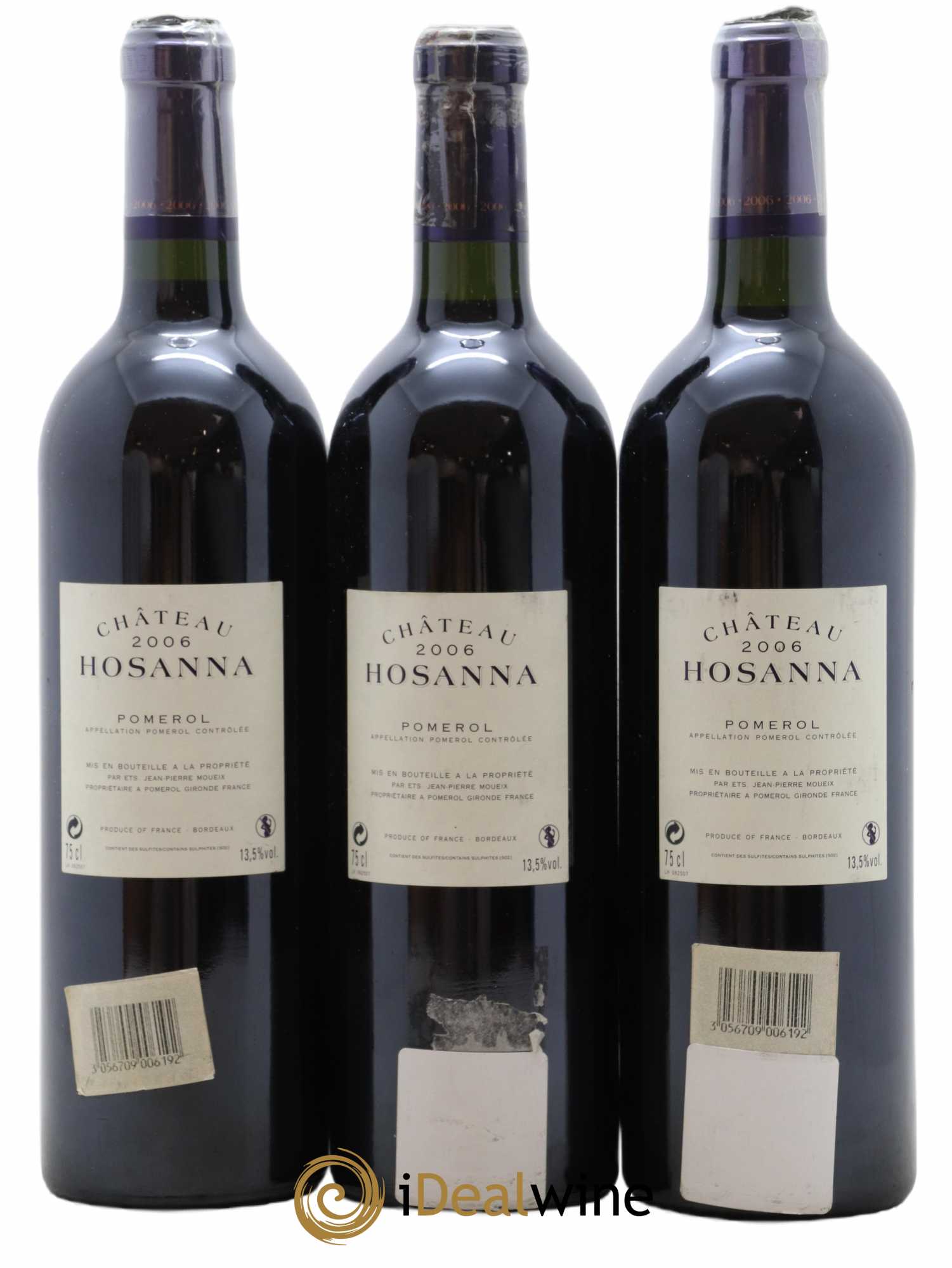 Château Hosanna 2006 - Lot of 3 bottles - 1