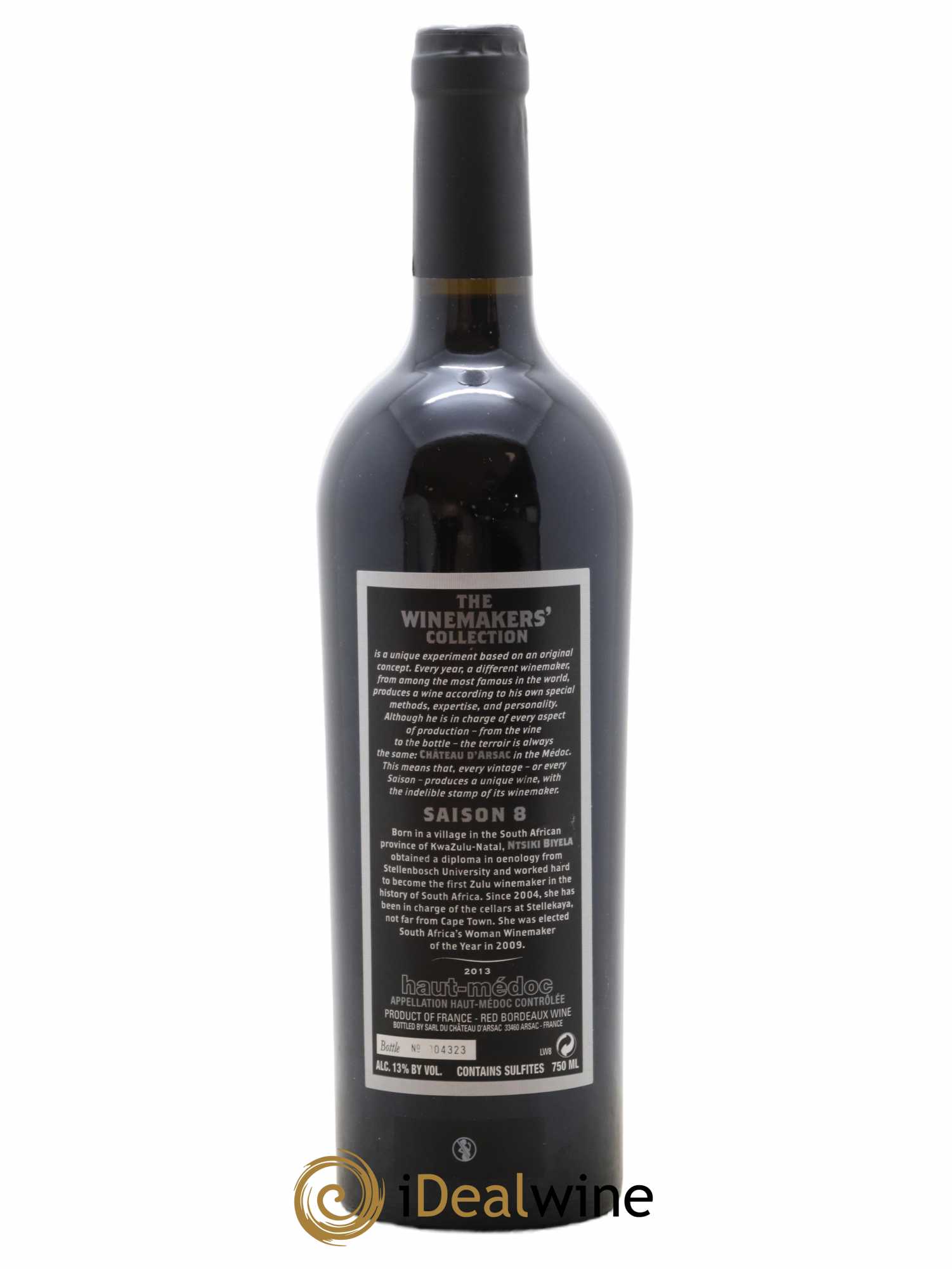 Haut Médoc Cuvée 8 Ntsiki Biyela The Winemakers' Collection 2013 - Lot of 1 bottle - 1