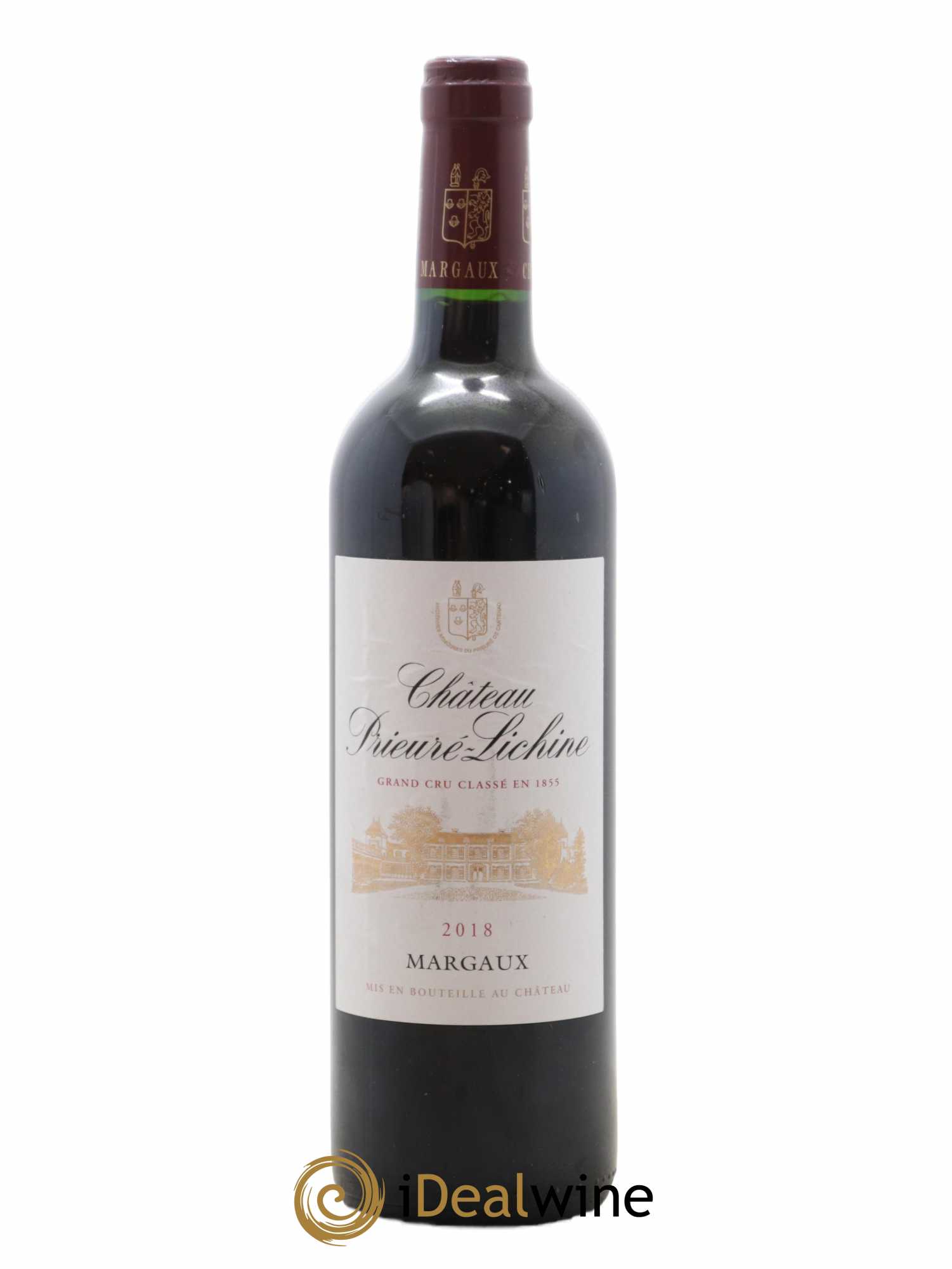 Château Prieuré Lichine 4ème Grand Cru Classé 2018 - Lot de 1 bouteille - 0